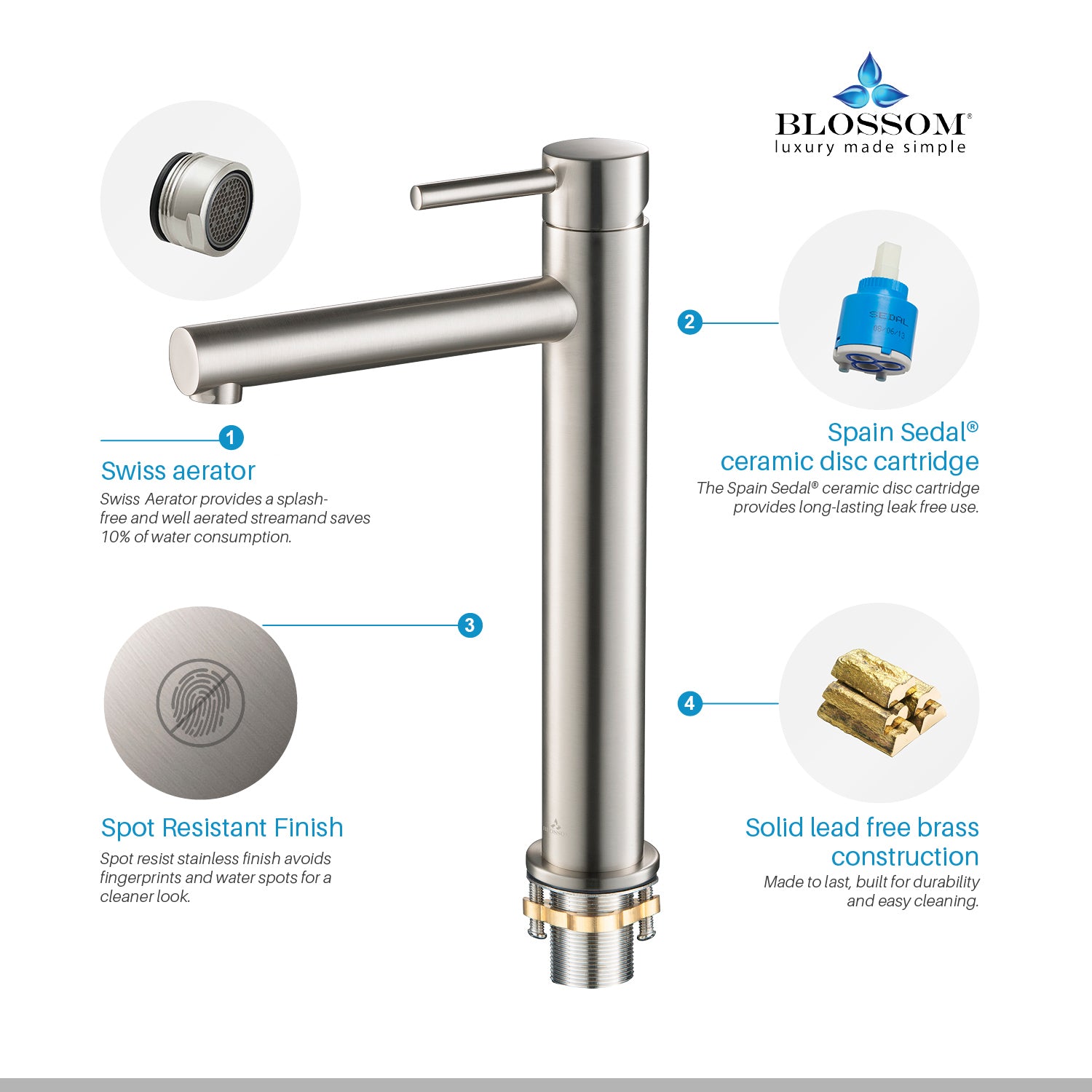 Single Handle Lavatory Faucet F01 117