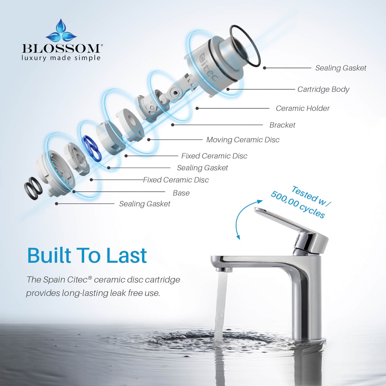 Single Handle Lavatory Faucet F01 119