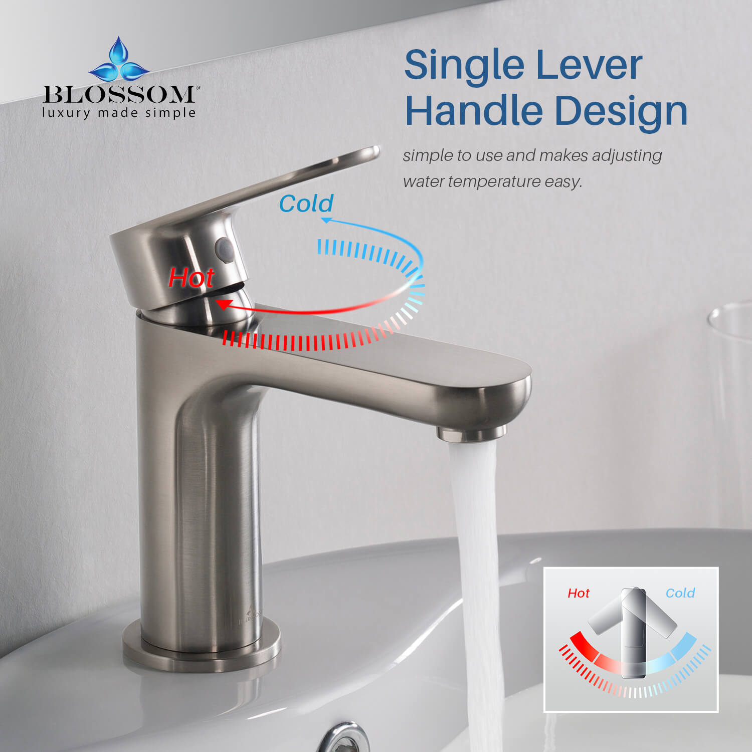 Single Handle Lavatory Faucet F01 119
