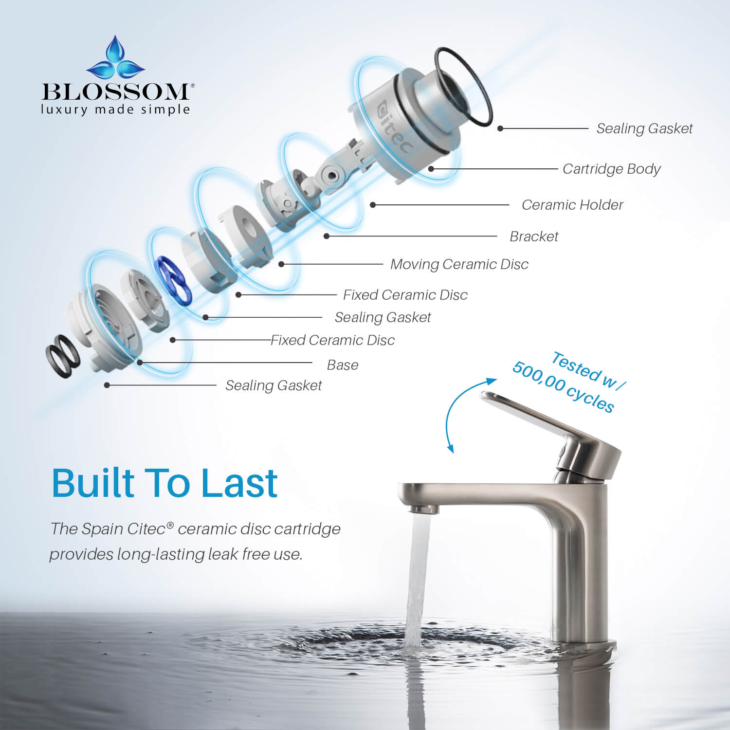 Single Handle Lavatory Faucet F01 119