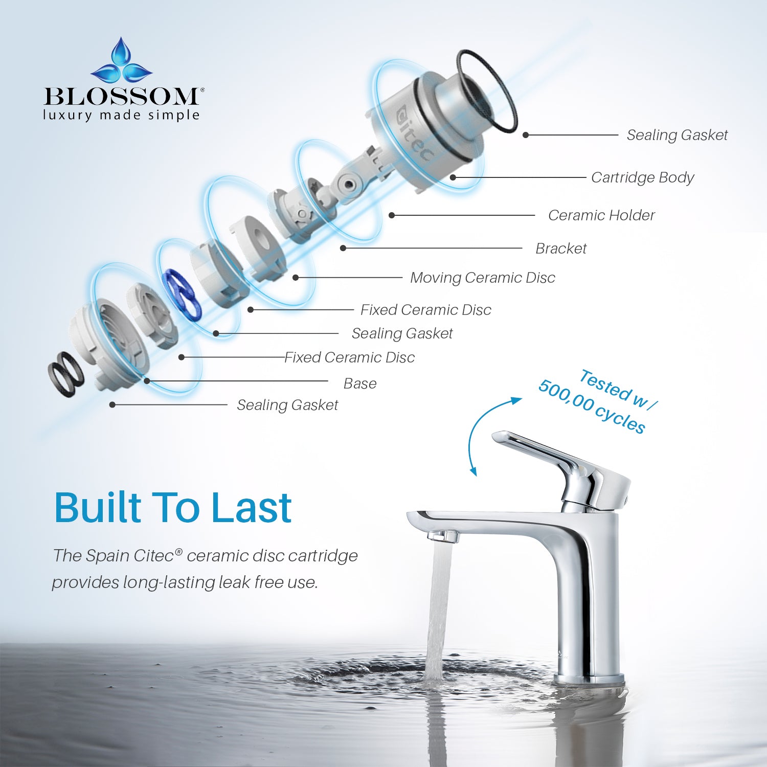 Single Handle Lavatory Faucet F01 120