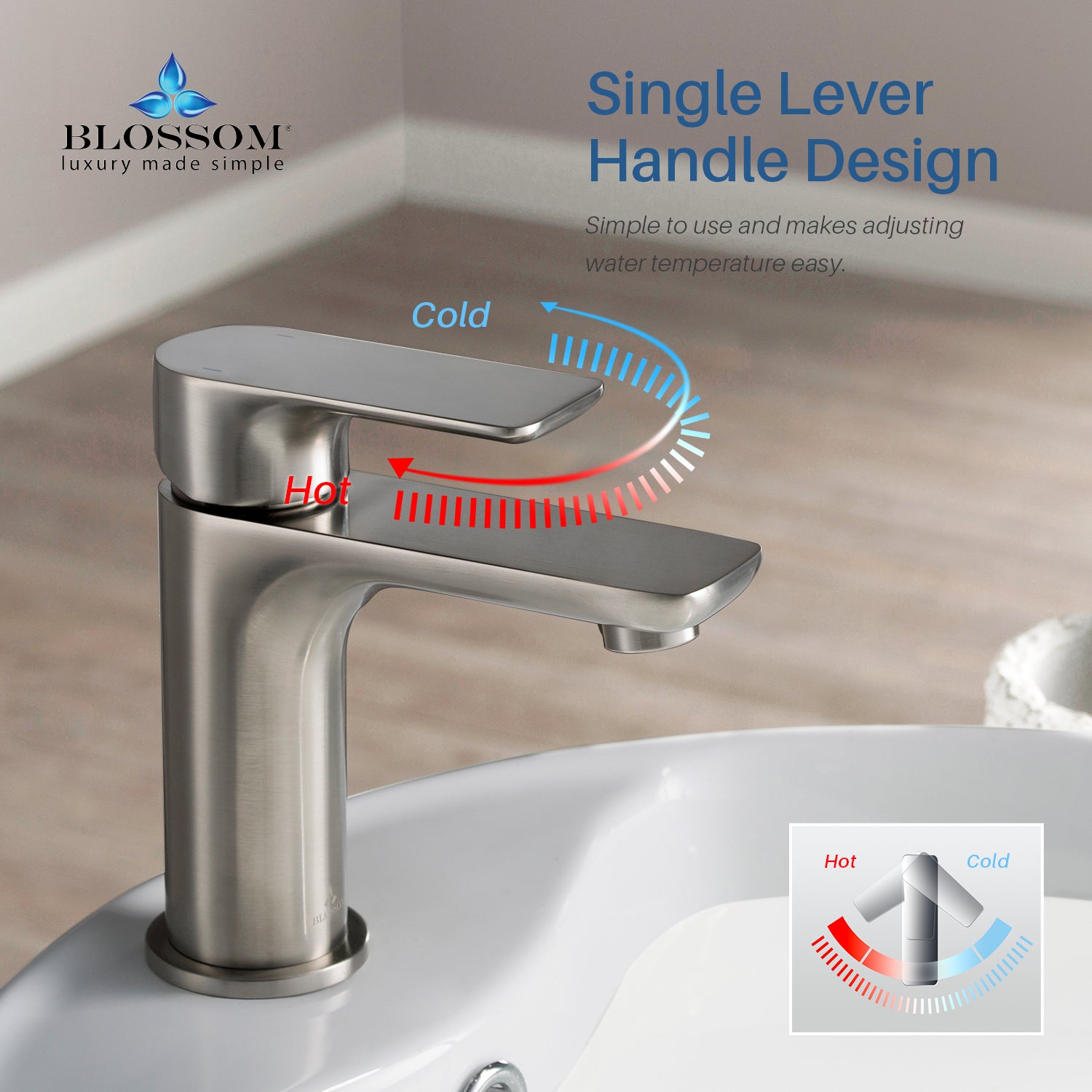 Single Handle Lavatory Faucet F01 120