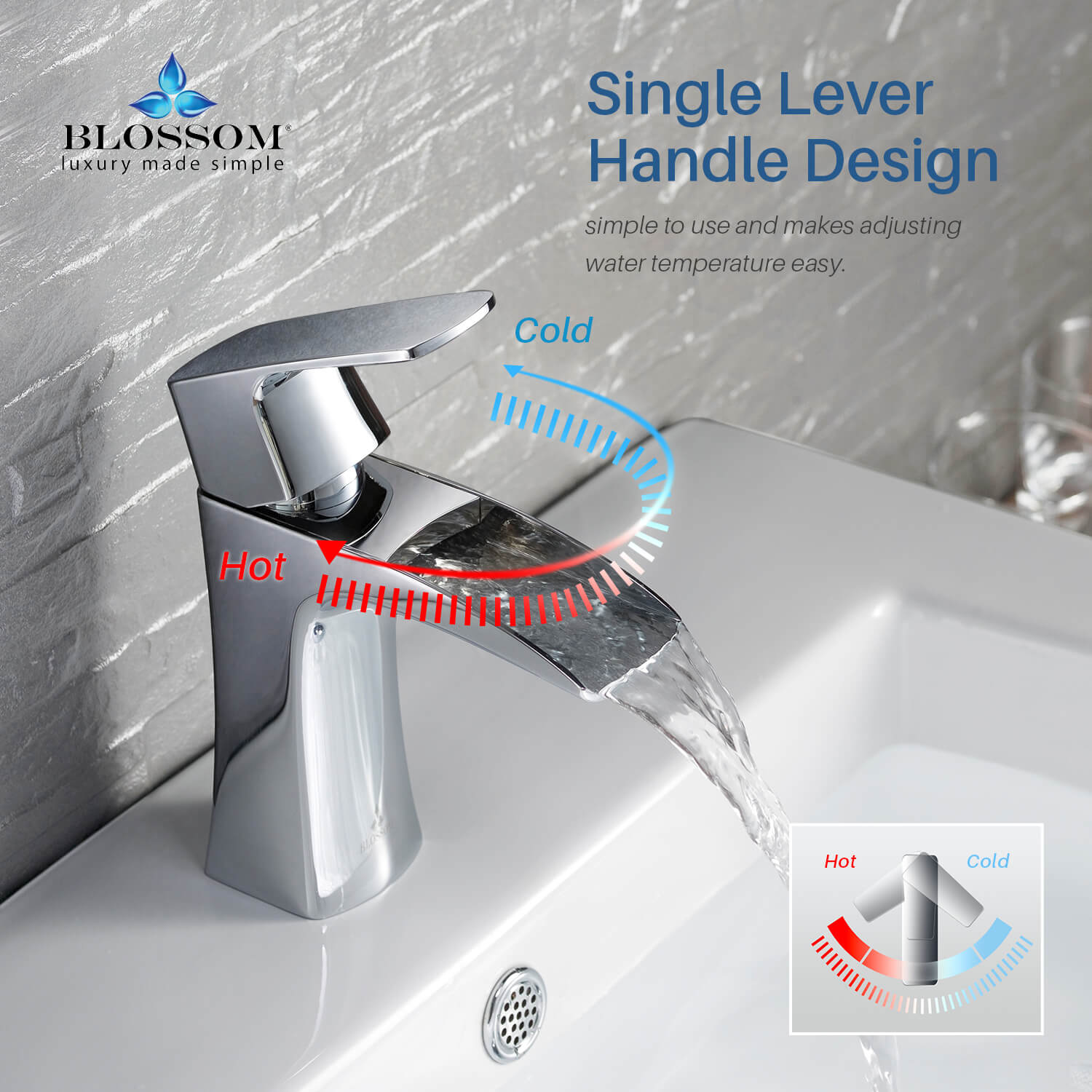 Single Handle Lavatory Faucet F01 301