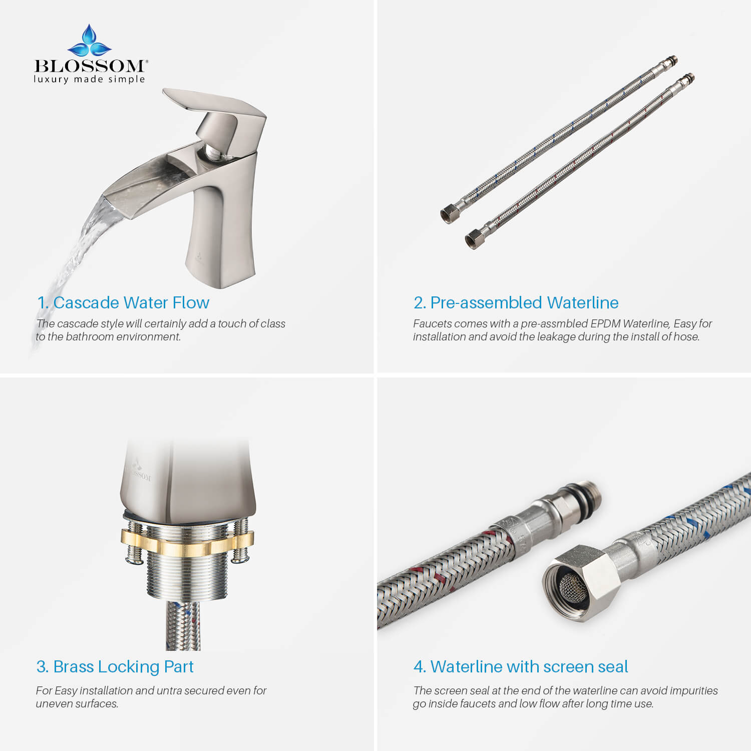 Single Handle Lavatory Faucet F01 301