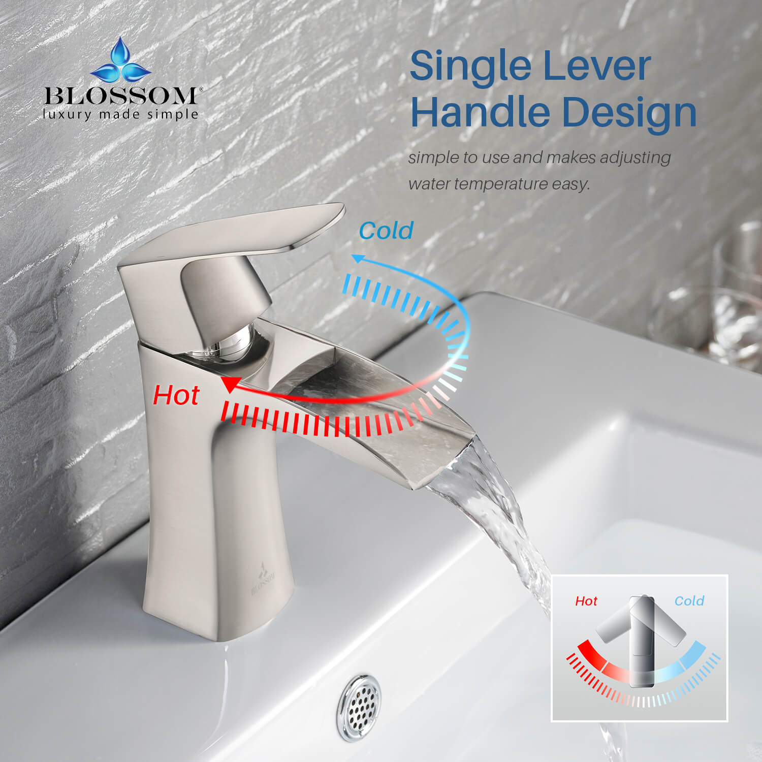 Single Handle Lavatory Faucet F01 301