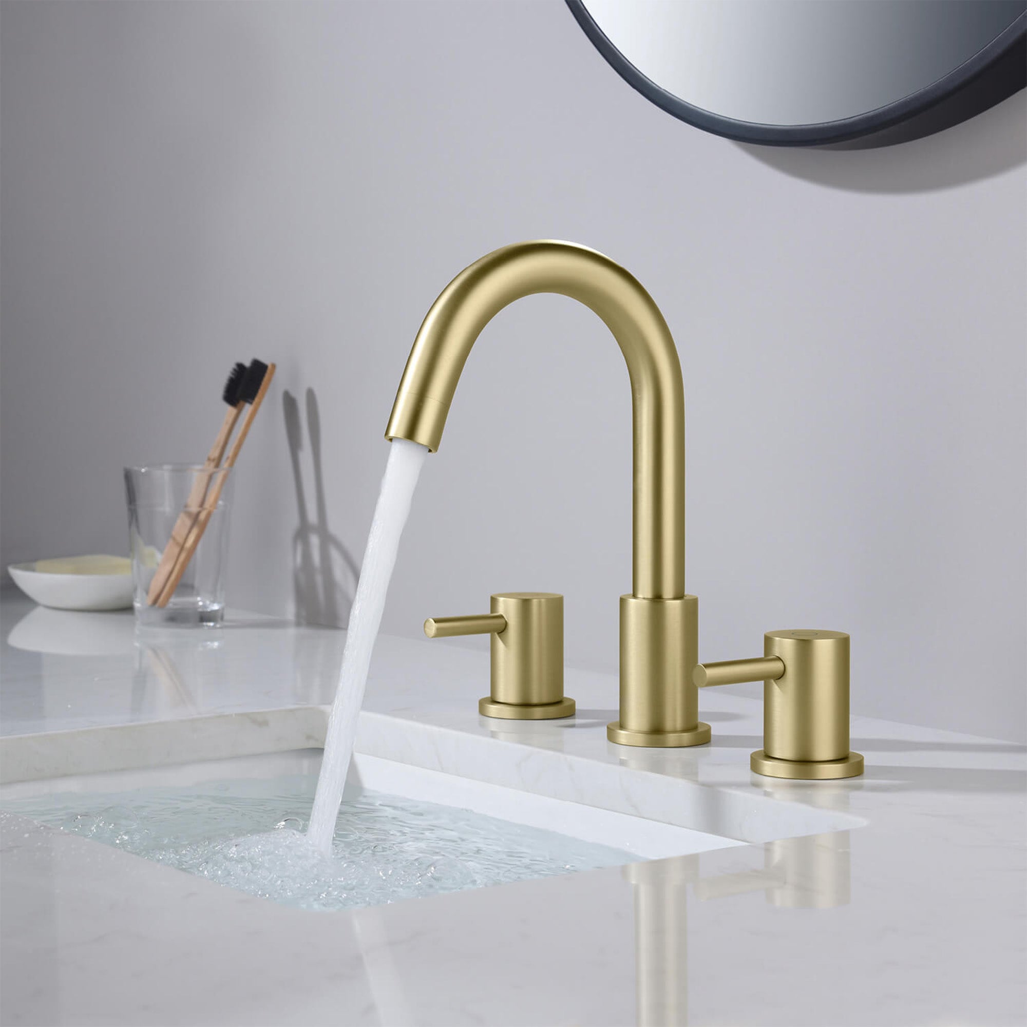 Wide Spread Lavatory Faucet KBF1016
