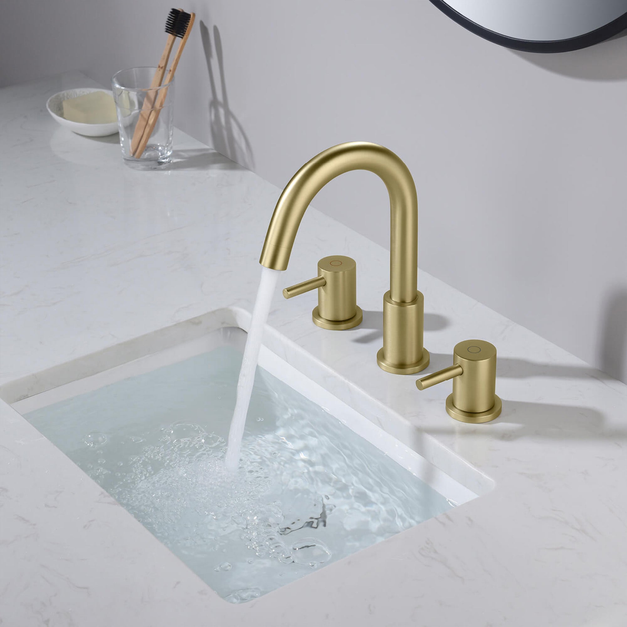 Wide Spread Lavatory Faucet KBF1016