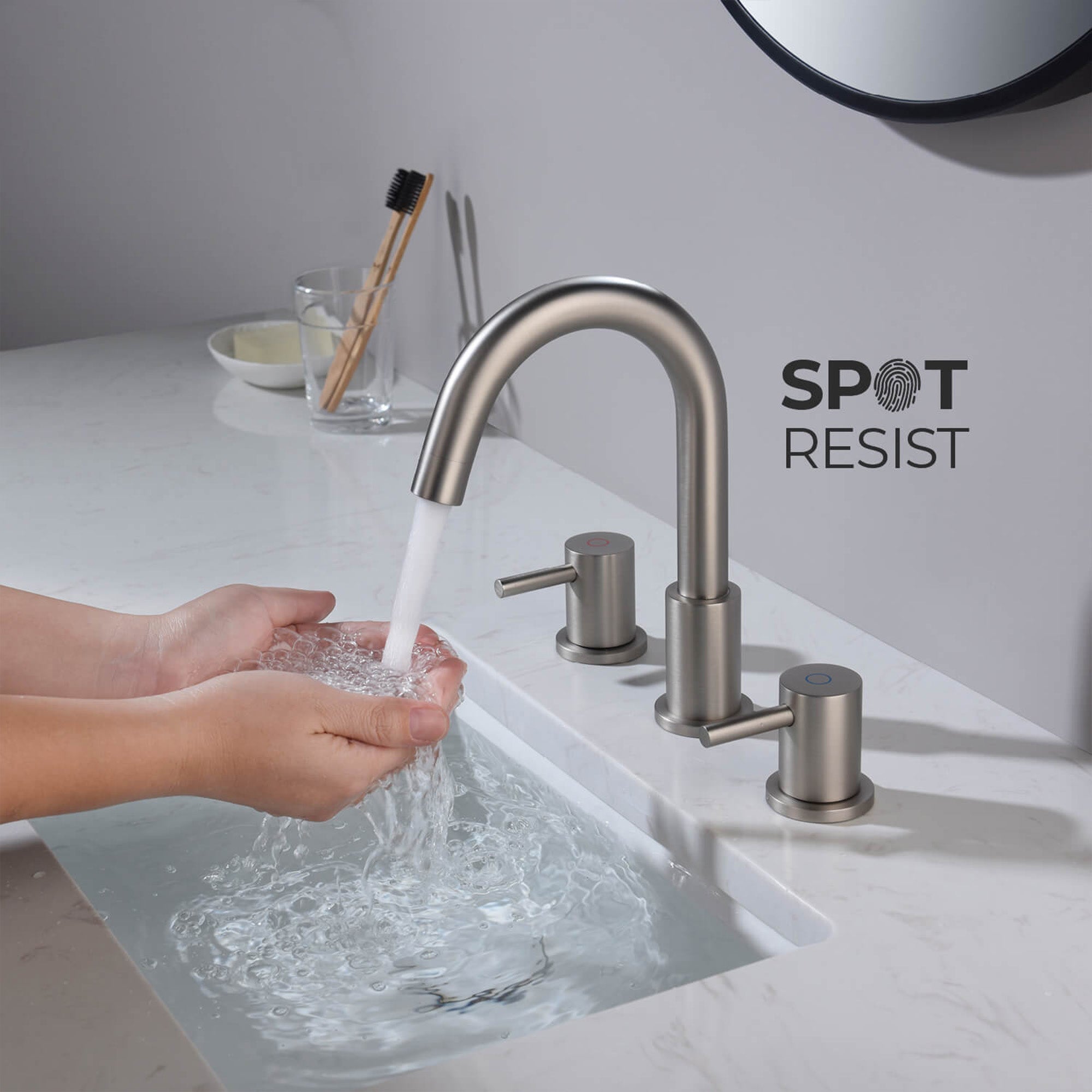 Wide Spread Lavatory Faucet KBF1016