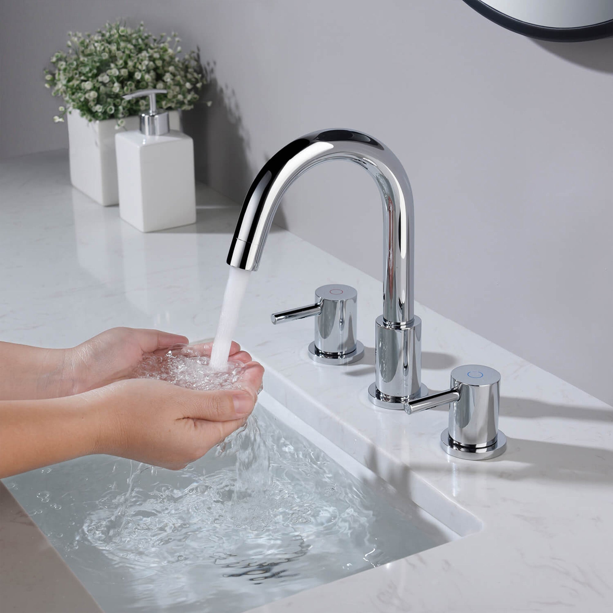 Wide Spread Lavatory Faucet KBF1016