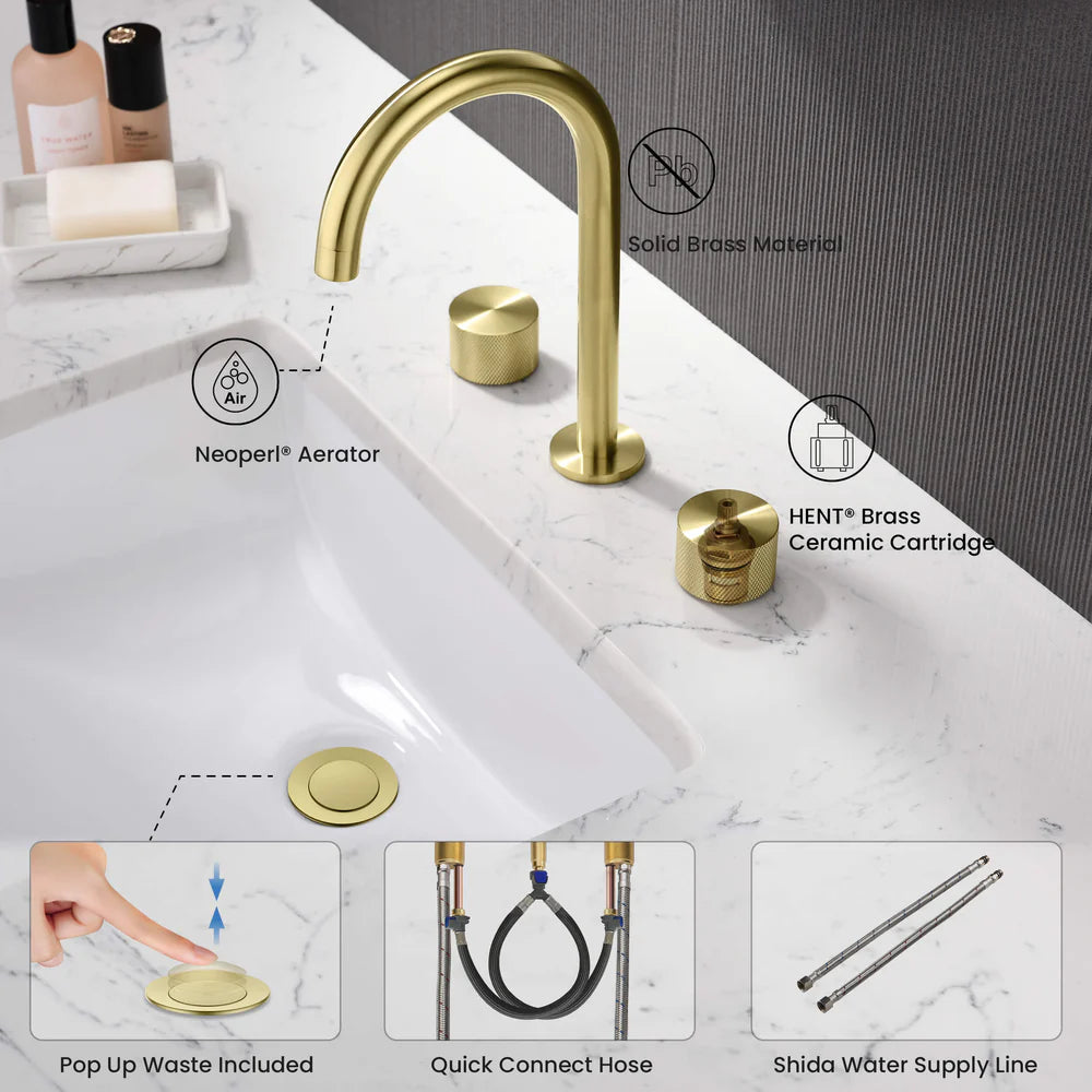 Wide Spread Lavatory Faucet KBF1026