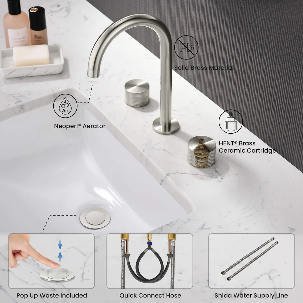 Wide Spread Lavatory Faucet KBF1026