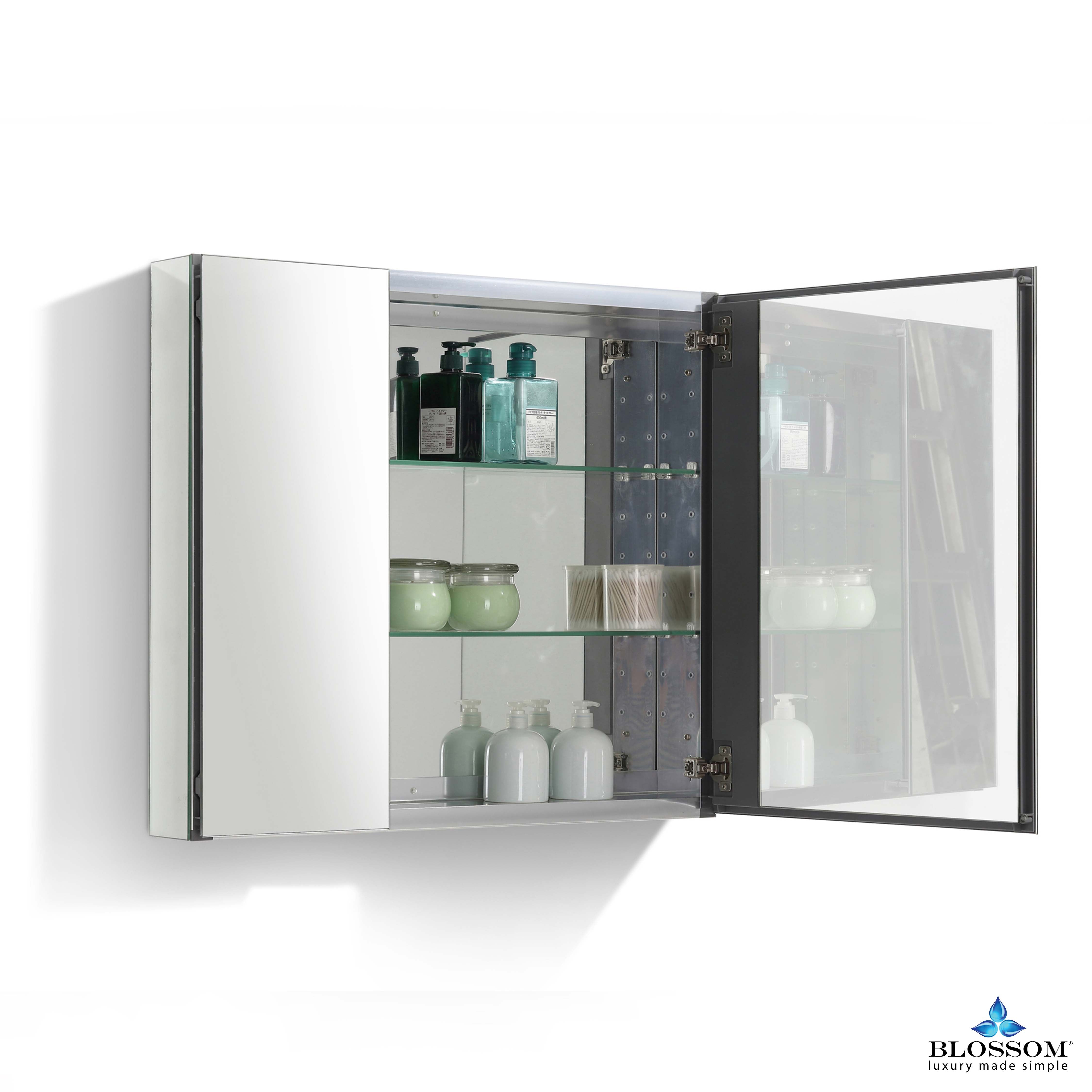 Aluminum Medicine Cabinet with Mirror MC7
