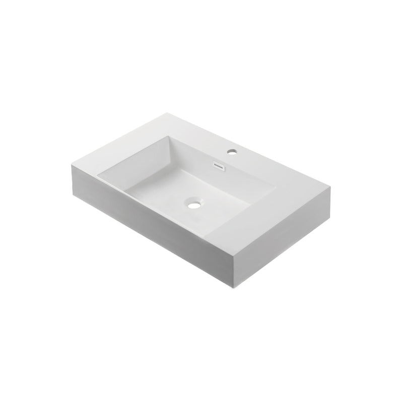 Acrylic Top-Mount Basin 5 Inch Thickness