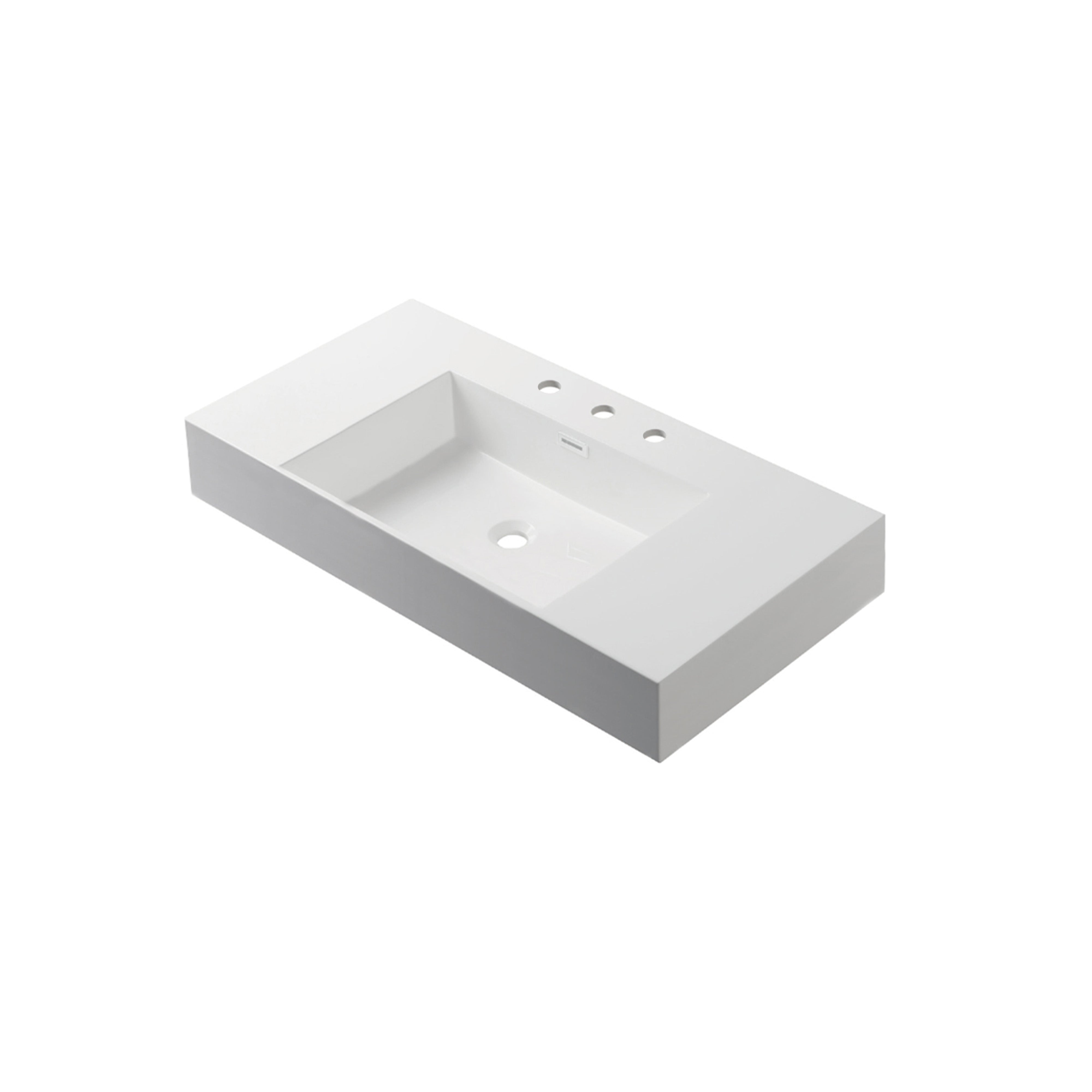 Acrylic Top-Mount Basin 5 Inch Thickness