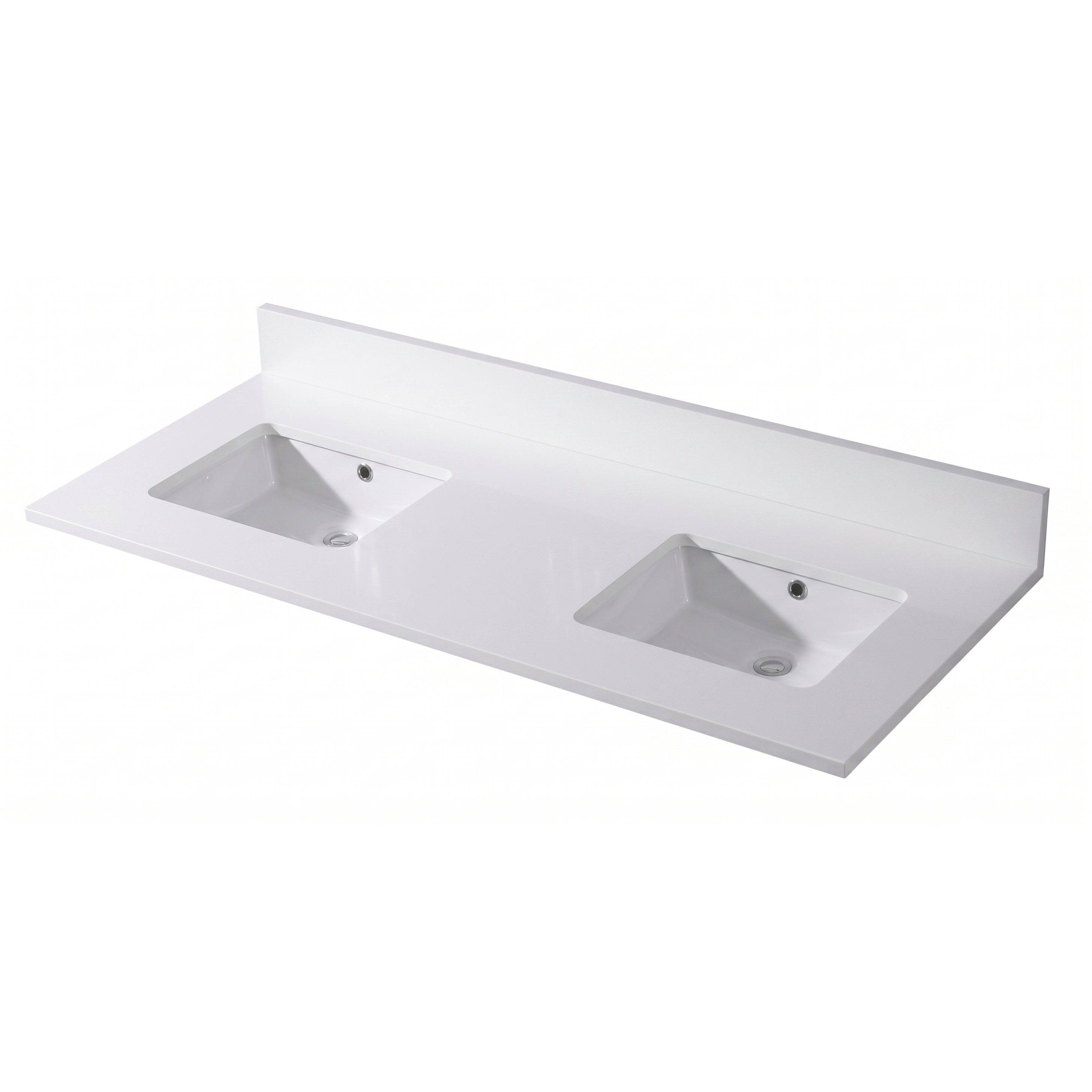 Countertop White Quartz with Ceramic Sink