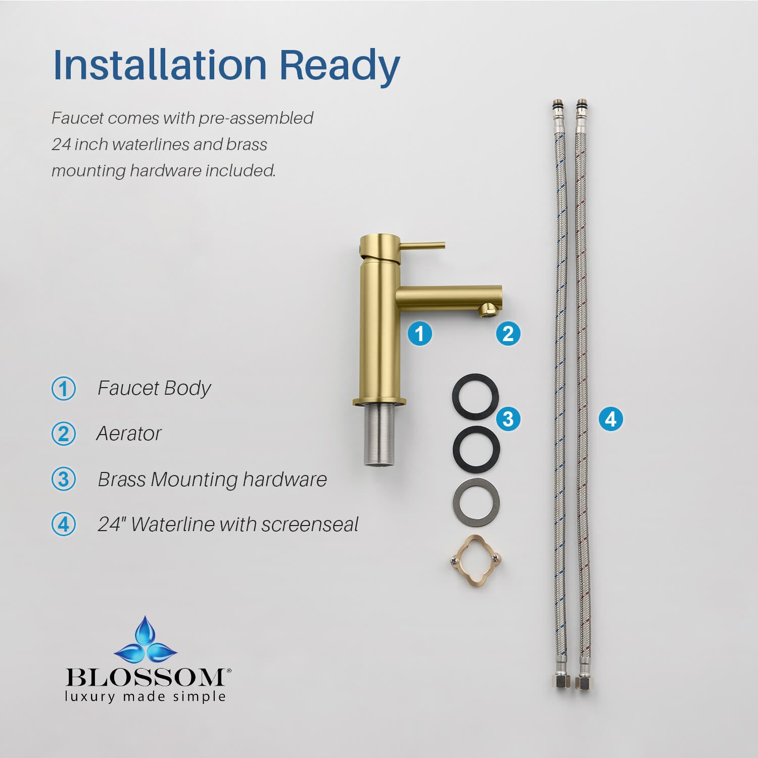 Single Handle Lavatory Faucet F01 116