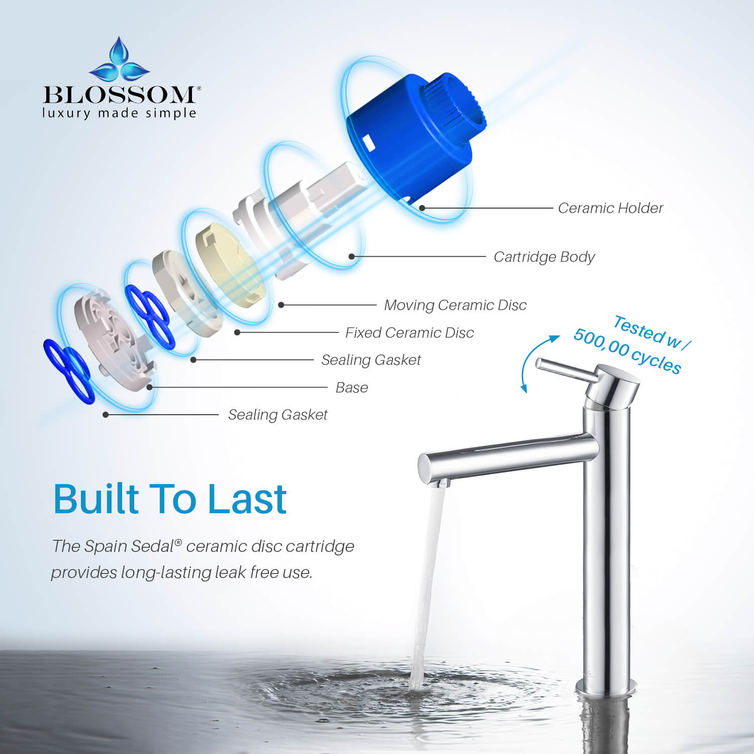 Single Handle Lavatory Faucet F01 117