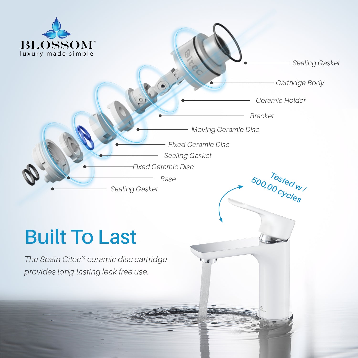 Single Handle Lavatory Faucet F01 120