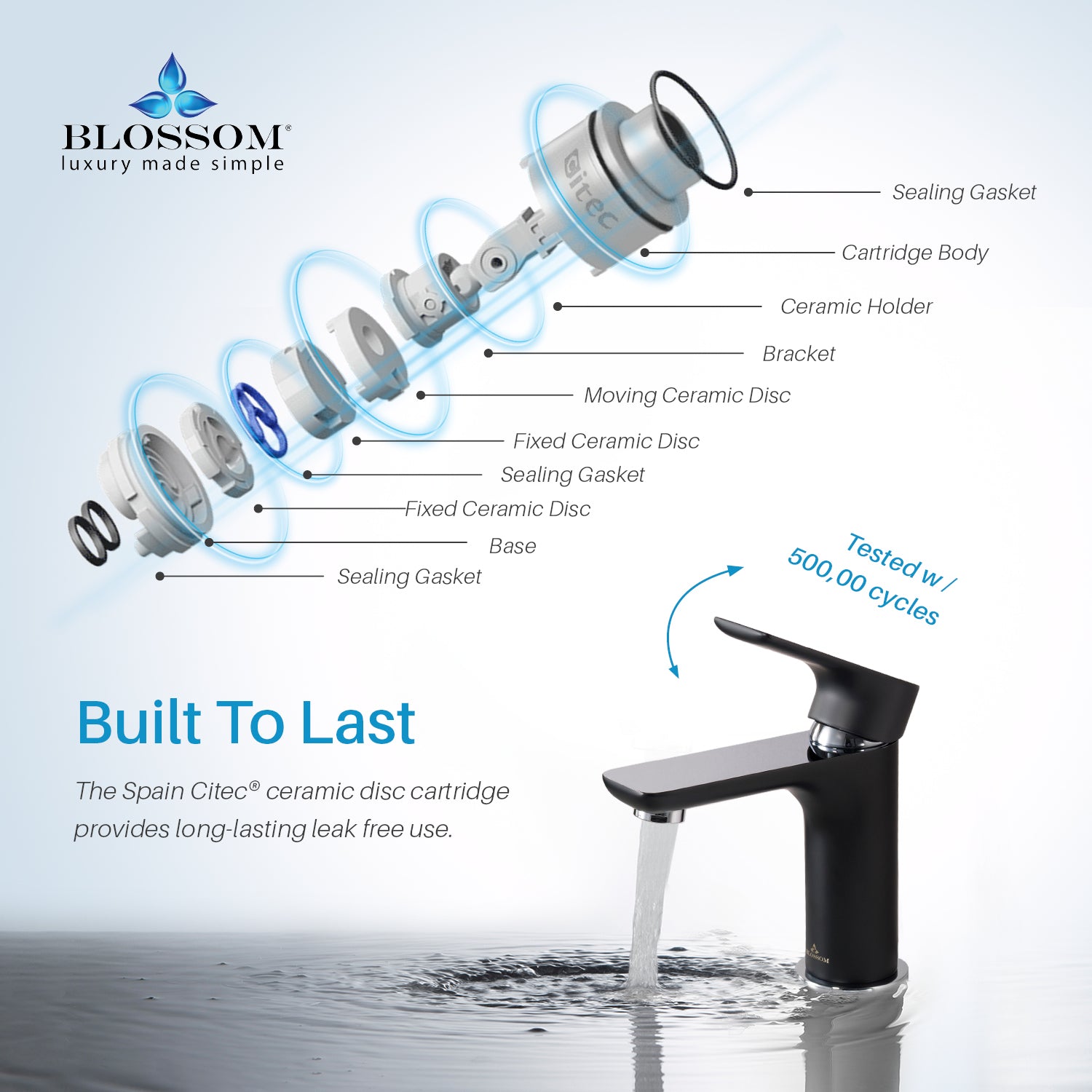 Single Handle Lavatory Faucet F01 120