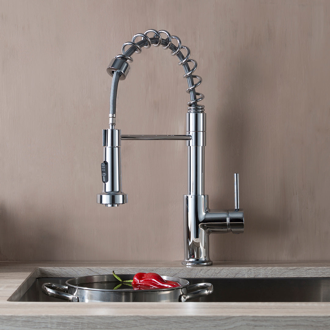 Single Handle Pull Out Kitchen Faucet F01 205 (Sale 4 Pcs)