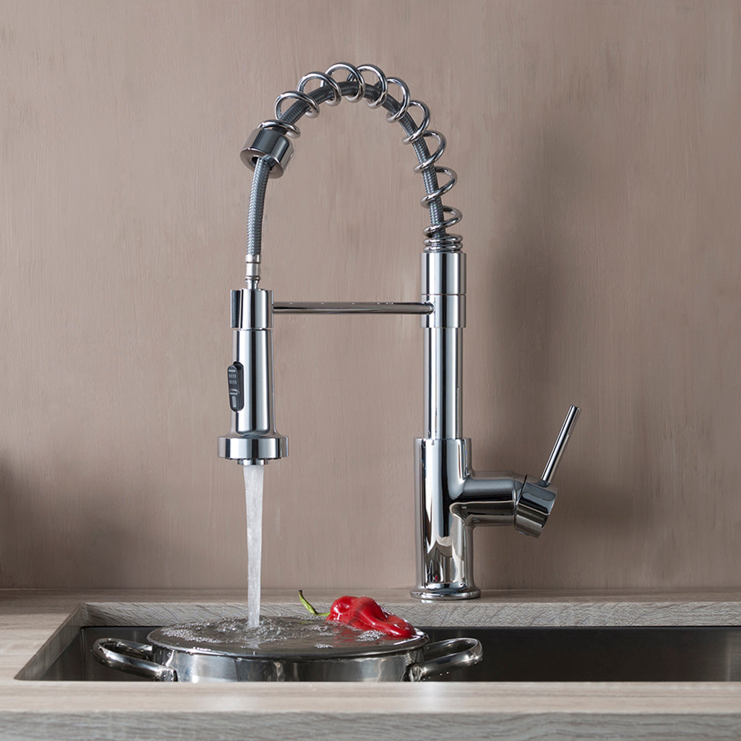 Single Handle Pull Out Kitchen Faucet F01 205