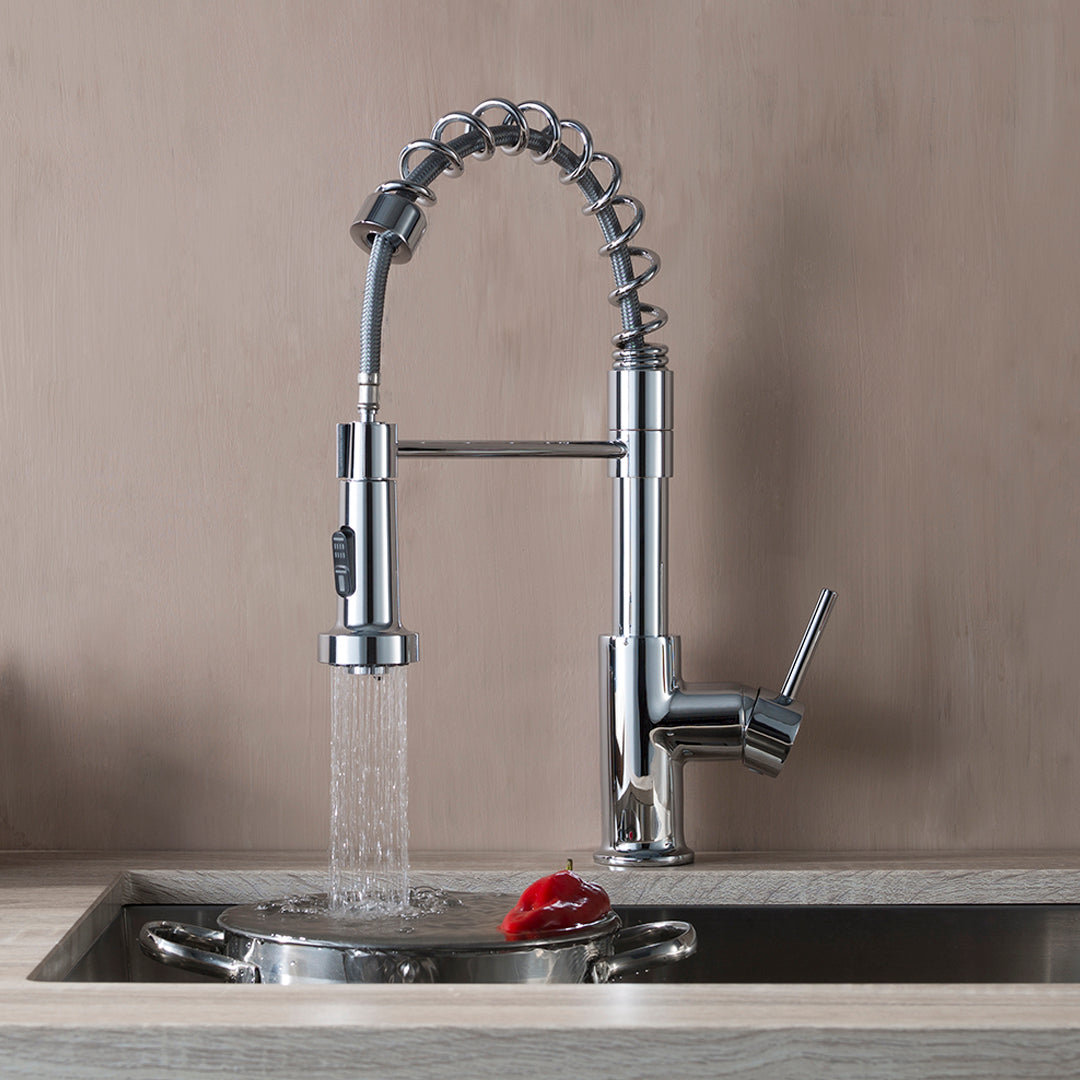 Single Handle Pull Out Kitchen Faucet F01 205