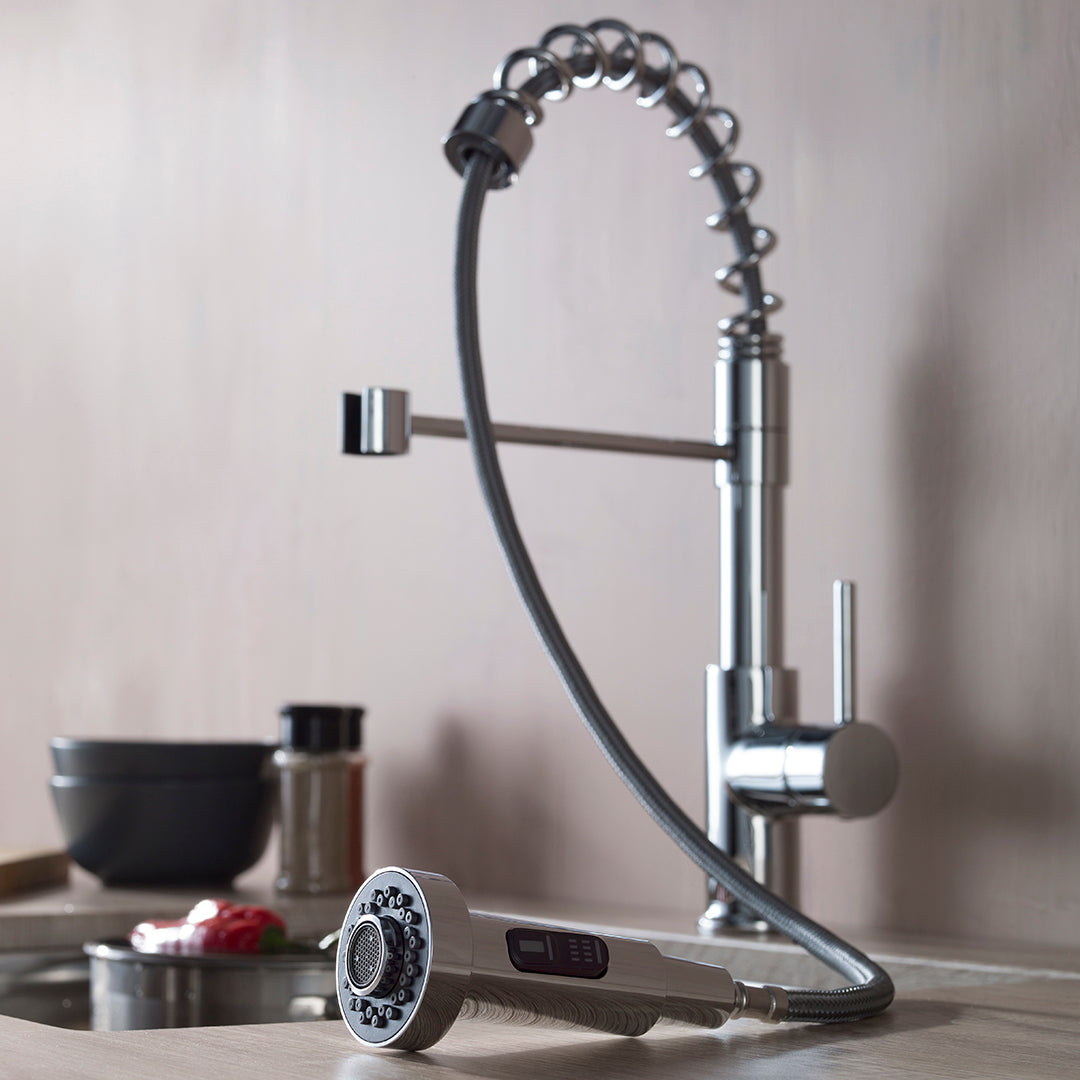 Single Handle Pull Out Kitchen Faucet F01 205
