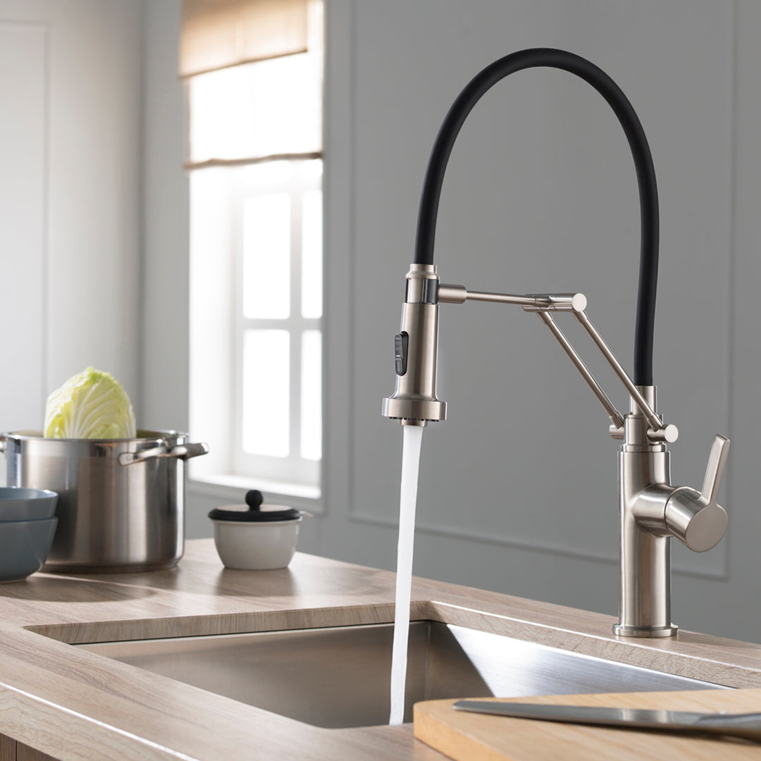 Single Handle Pull Out Kitchen Faucet F01 208 (Sale 4 Pcs)