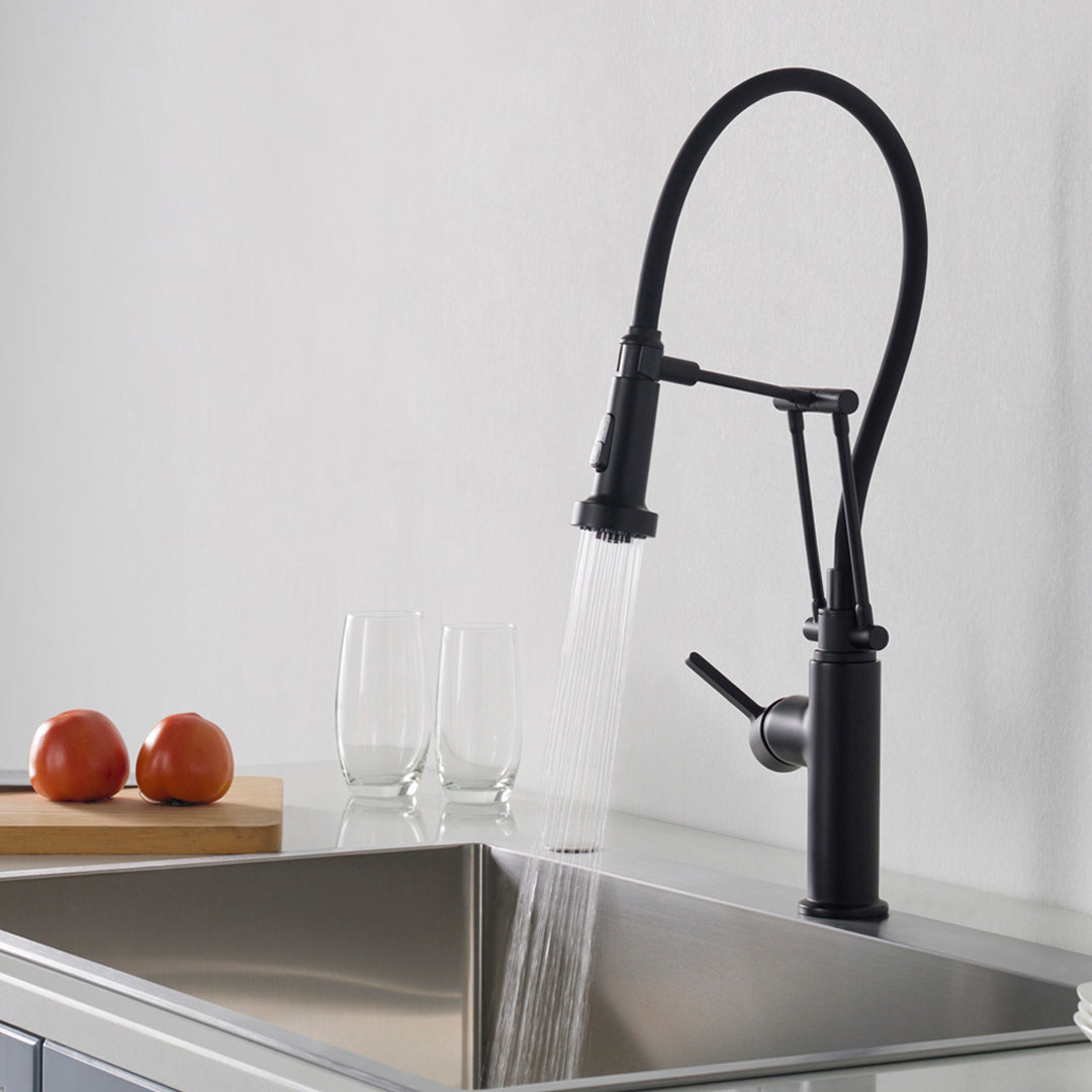 Single Handle Pull Out Kitchen Faucet F01 208 (Sale 4 Pcs)