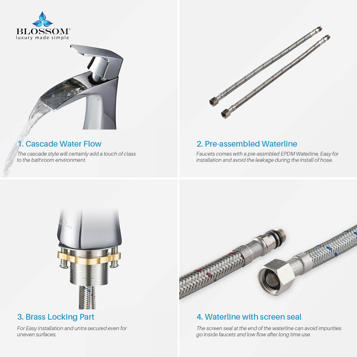 Single Handle Lavatory Faucet F01 305