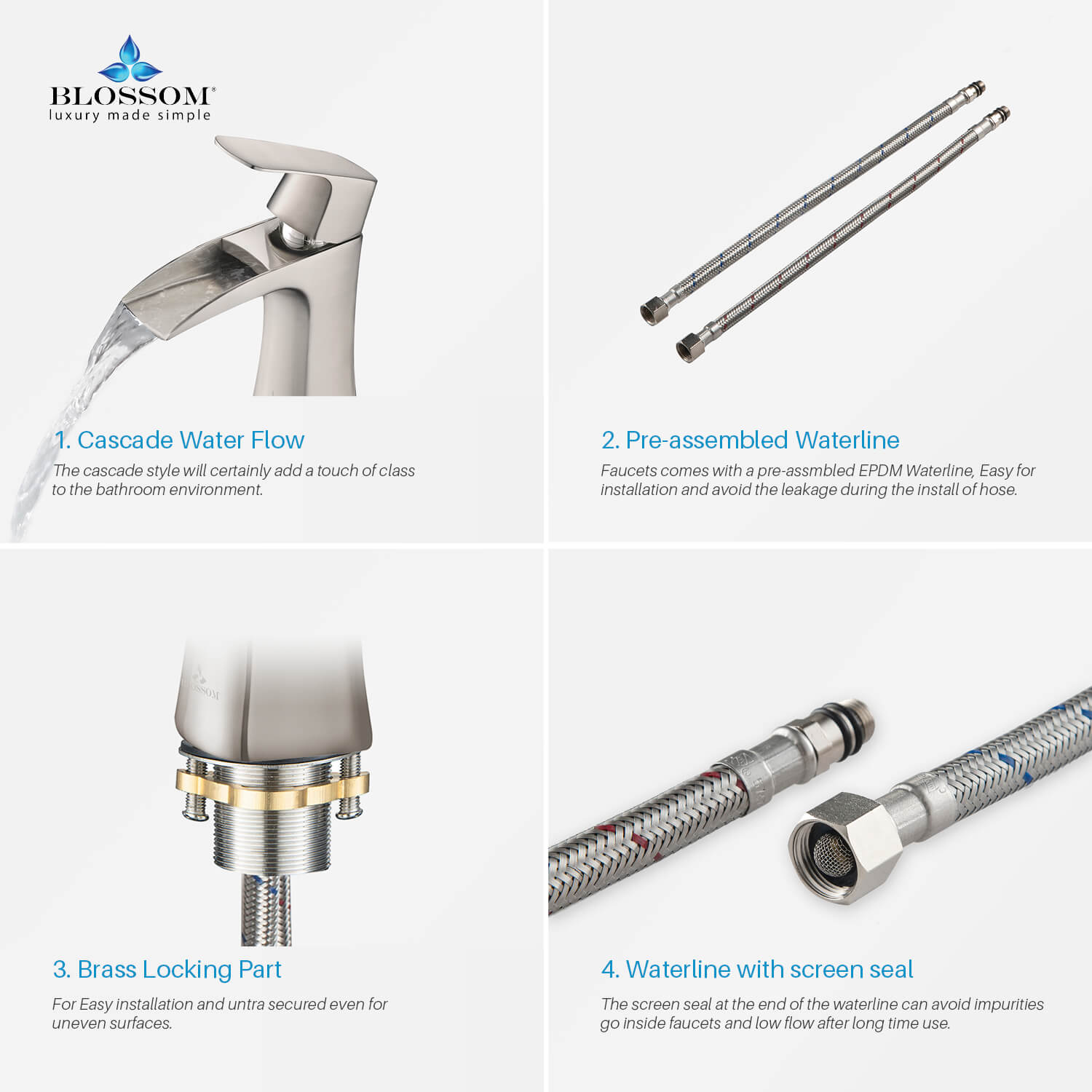 Single Handle Lavatory Faucet F01 305