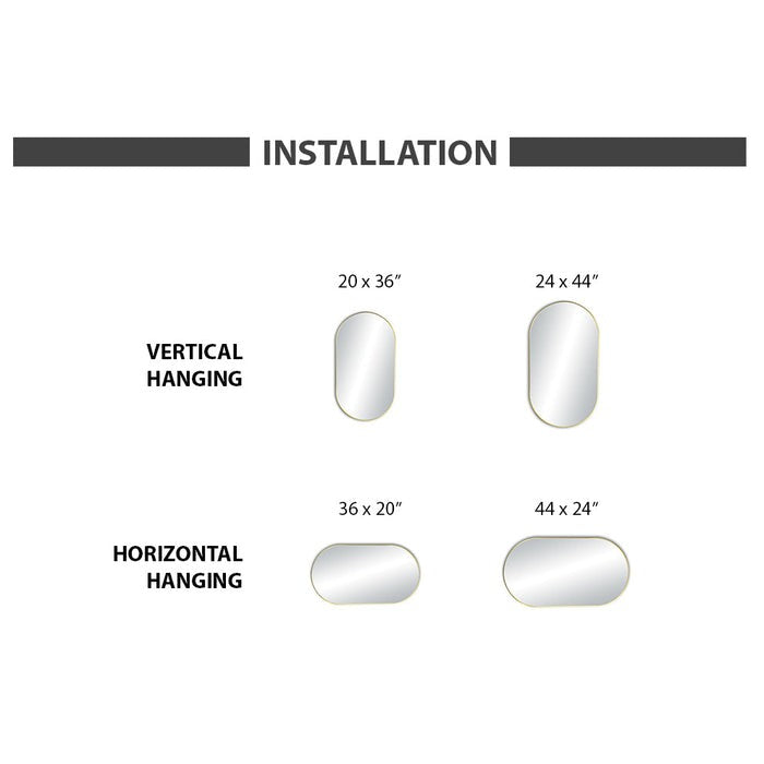 Metal Framed Mirrors FM4