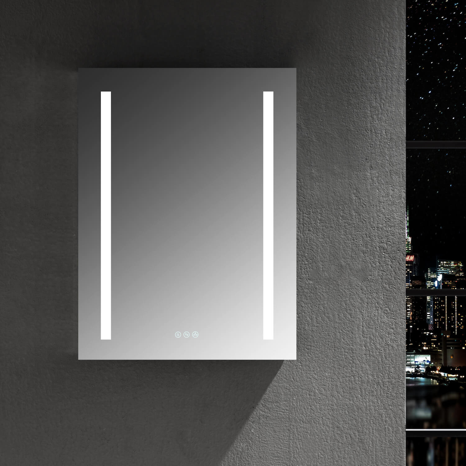 Pillar LED Medicine Cabinet MCL1