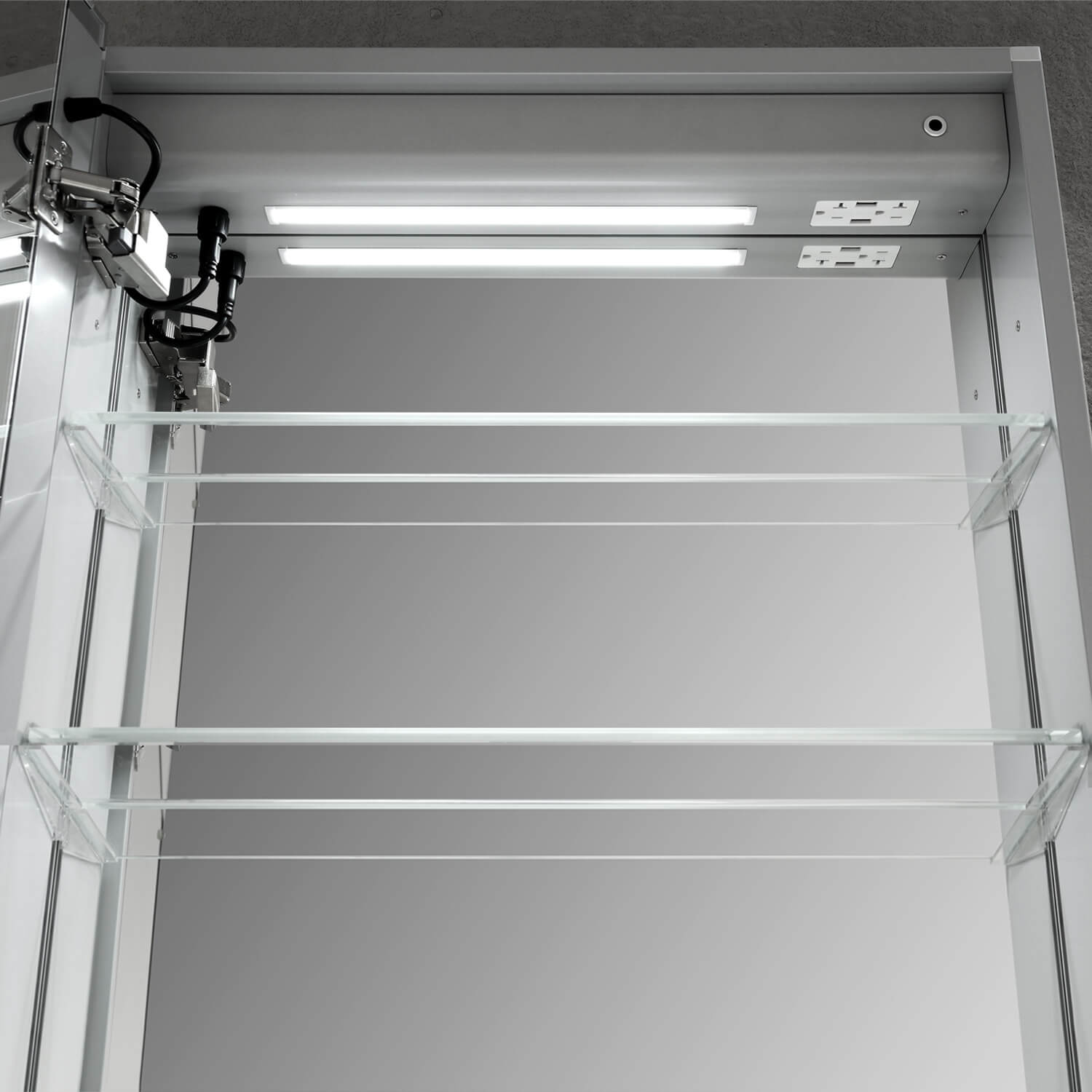 Pillar LED Medicine Cabinet MCL1