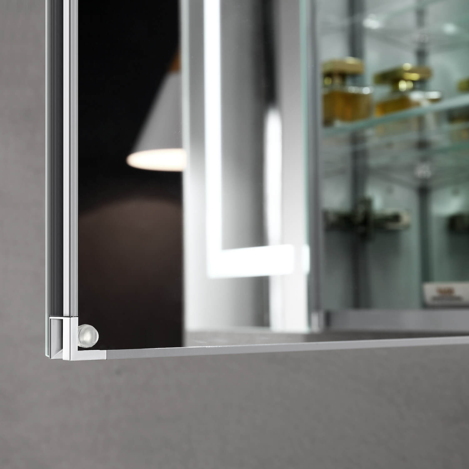 Pillar LED Medicine Cabinet MCL1