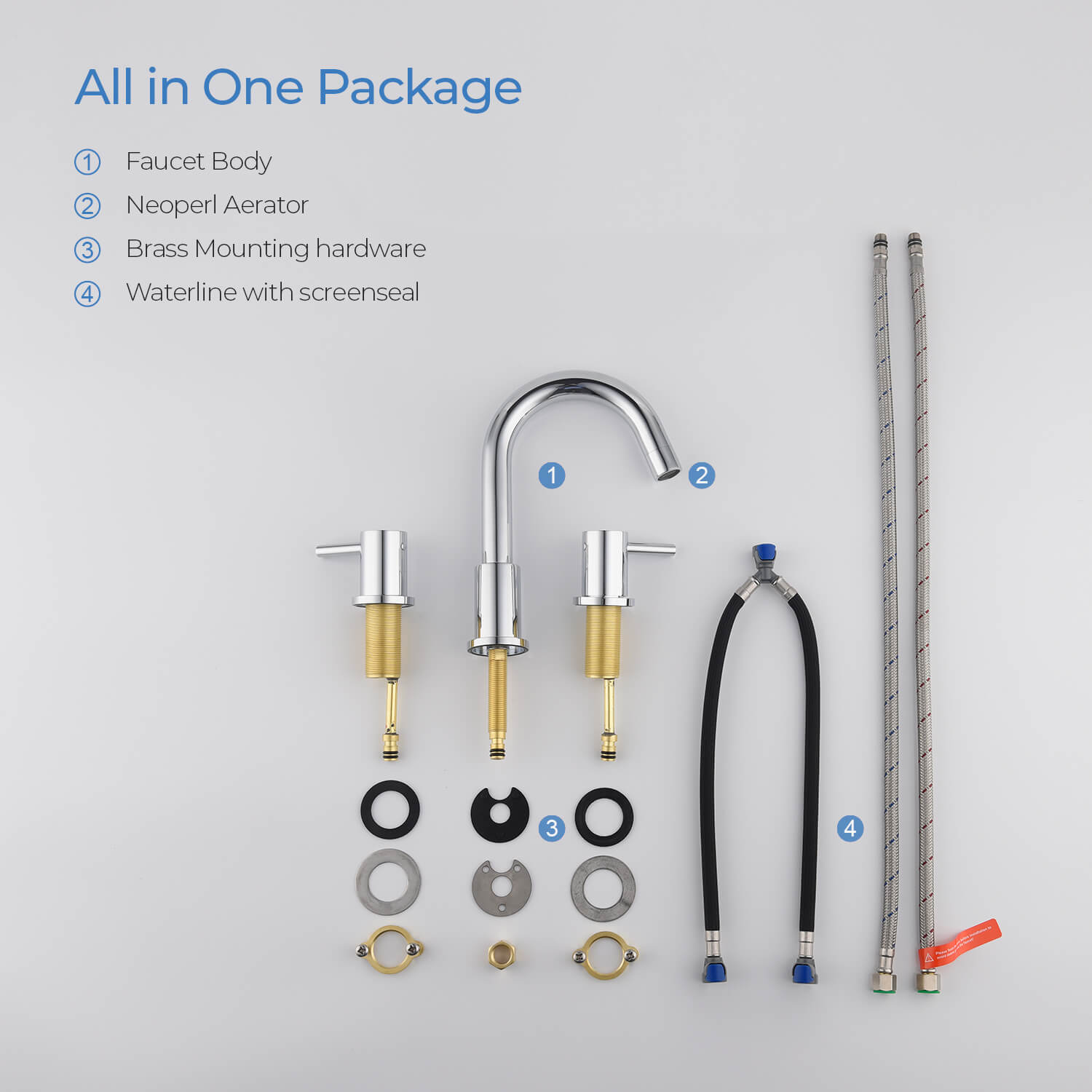 Wide Spread Lavatory Faucet KBF1016