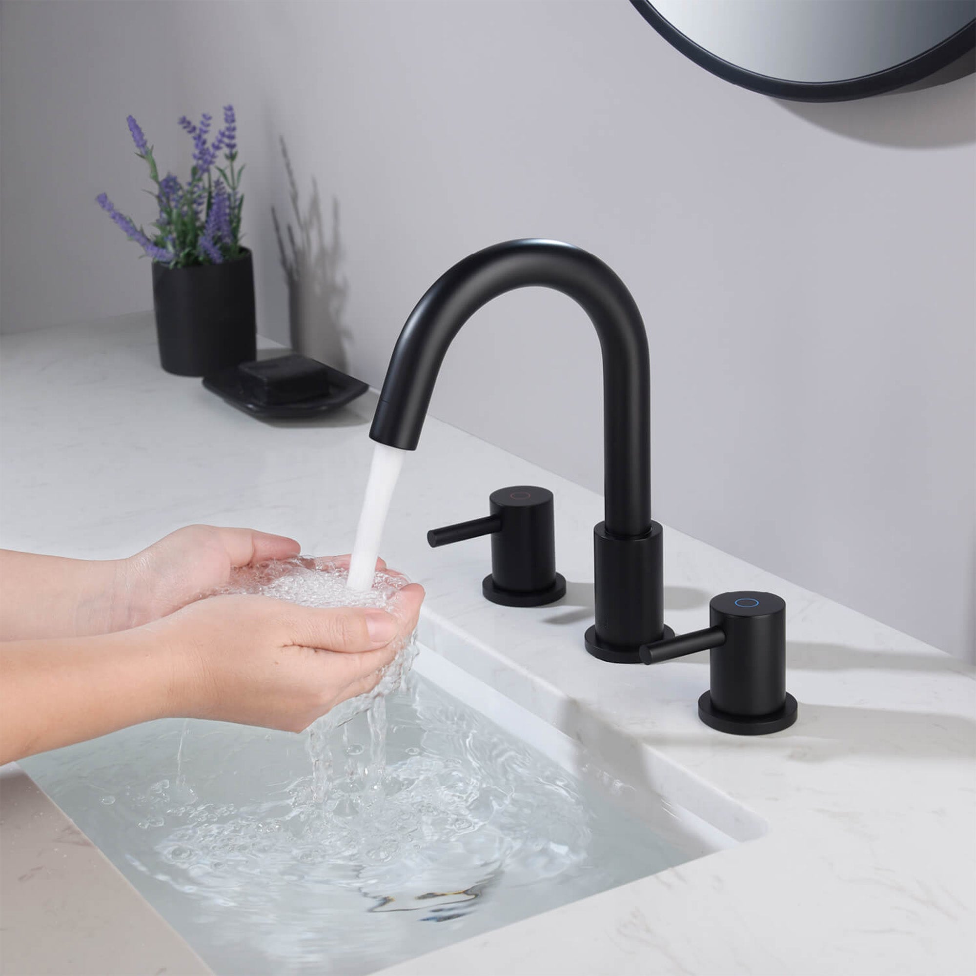Wide Spread Lavatory Faucet KBF1016