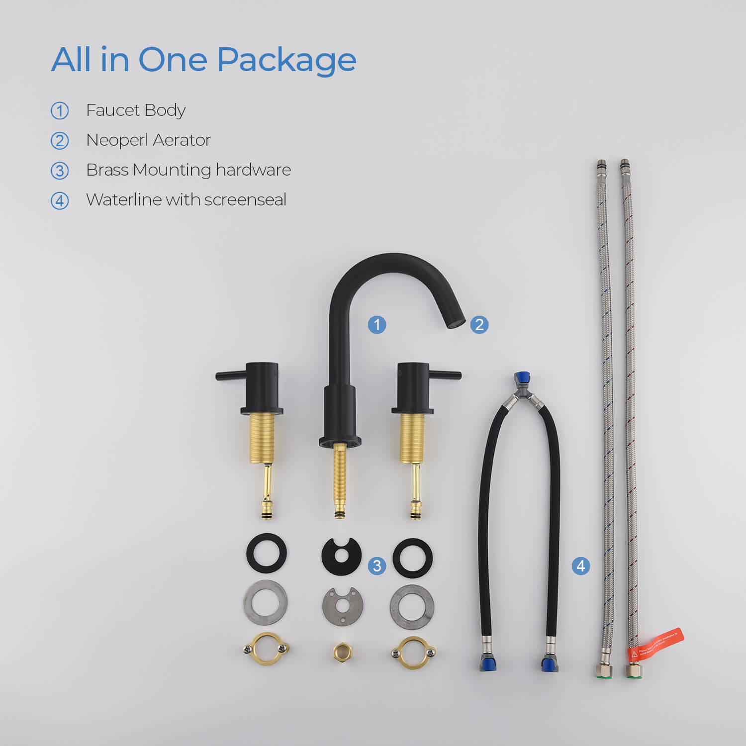 Wide Spread Lavatory Faucet KBF1016