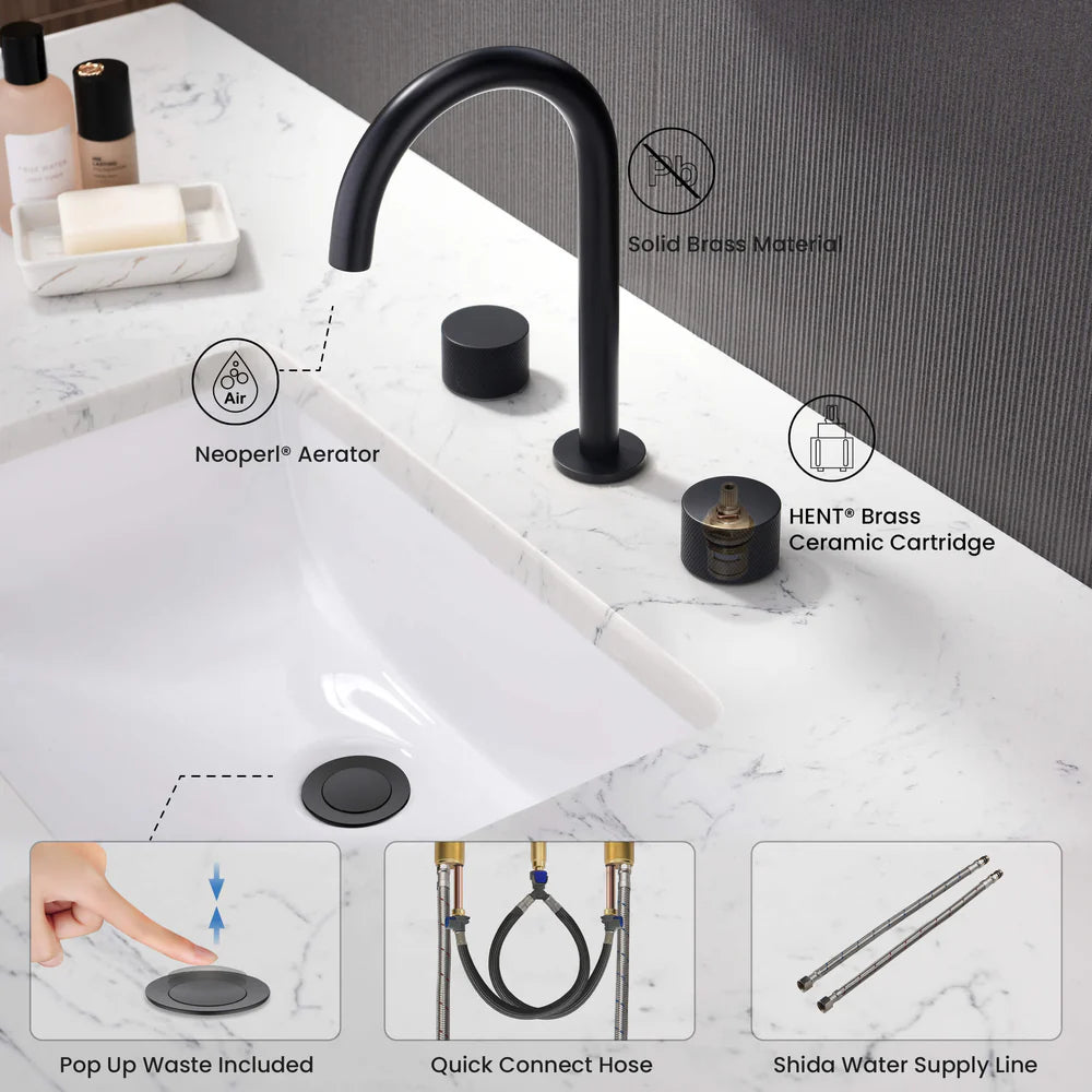 Wide Spread Lavatory Faucet KBF1026