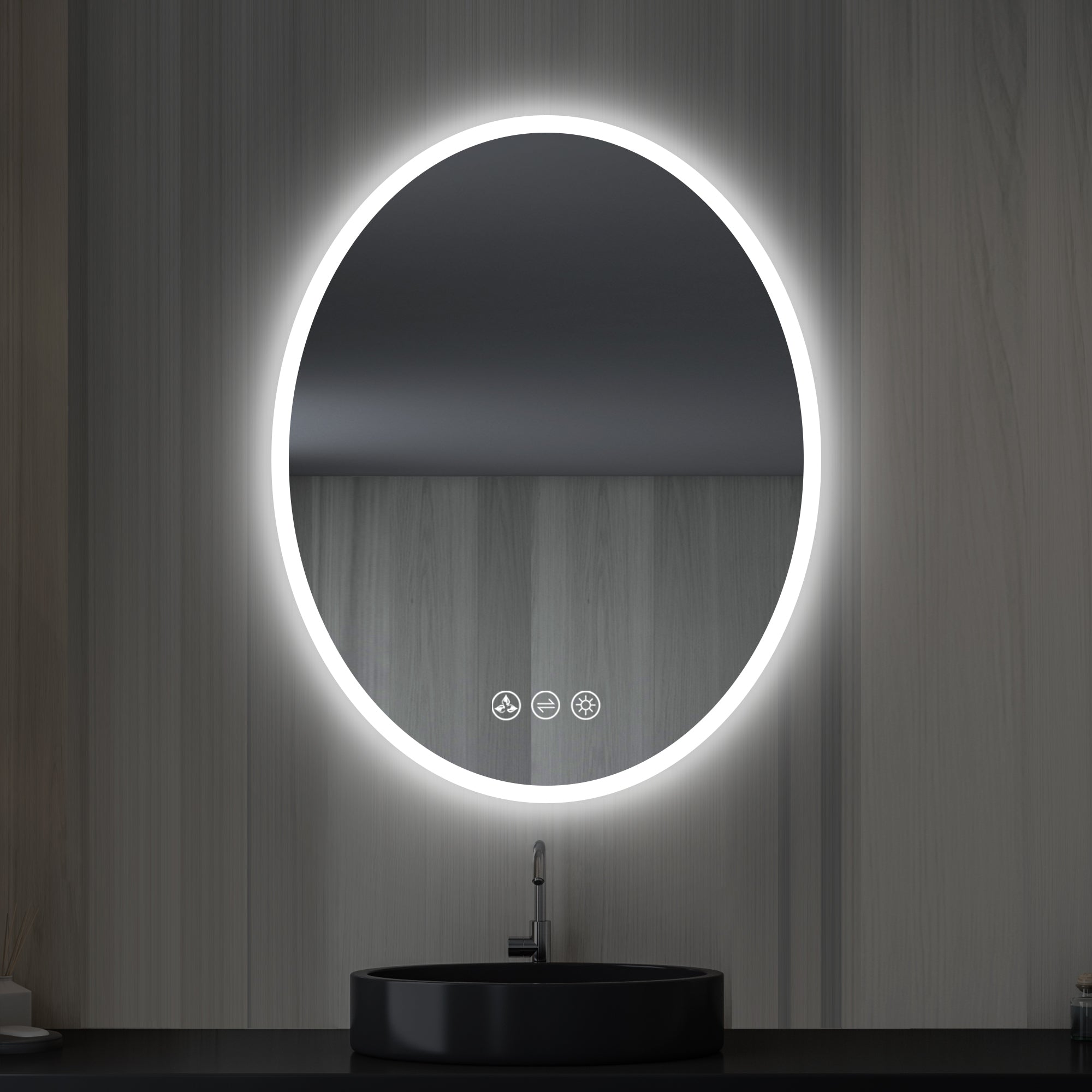 Oval LED Mirror LED M6