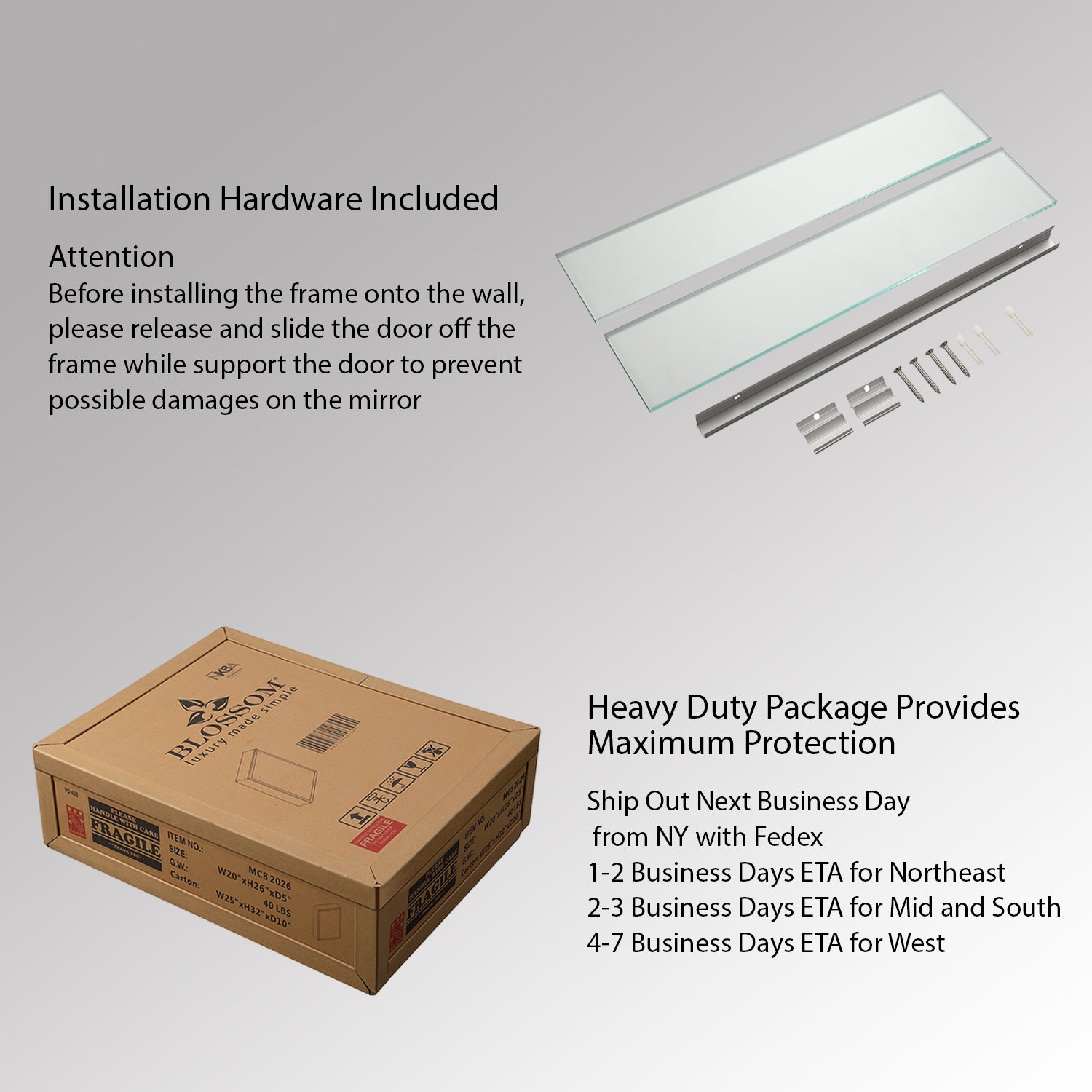 Bevel Medicine Cabinet MC8