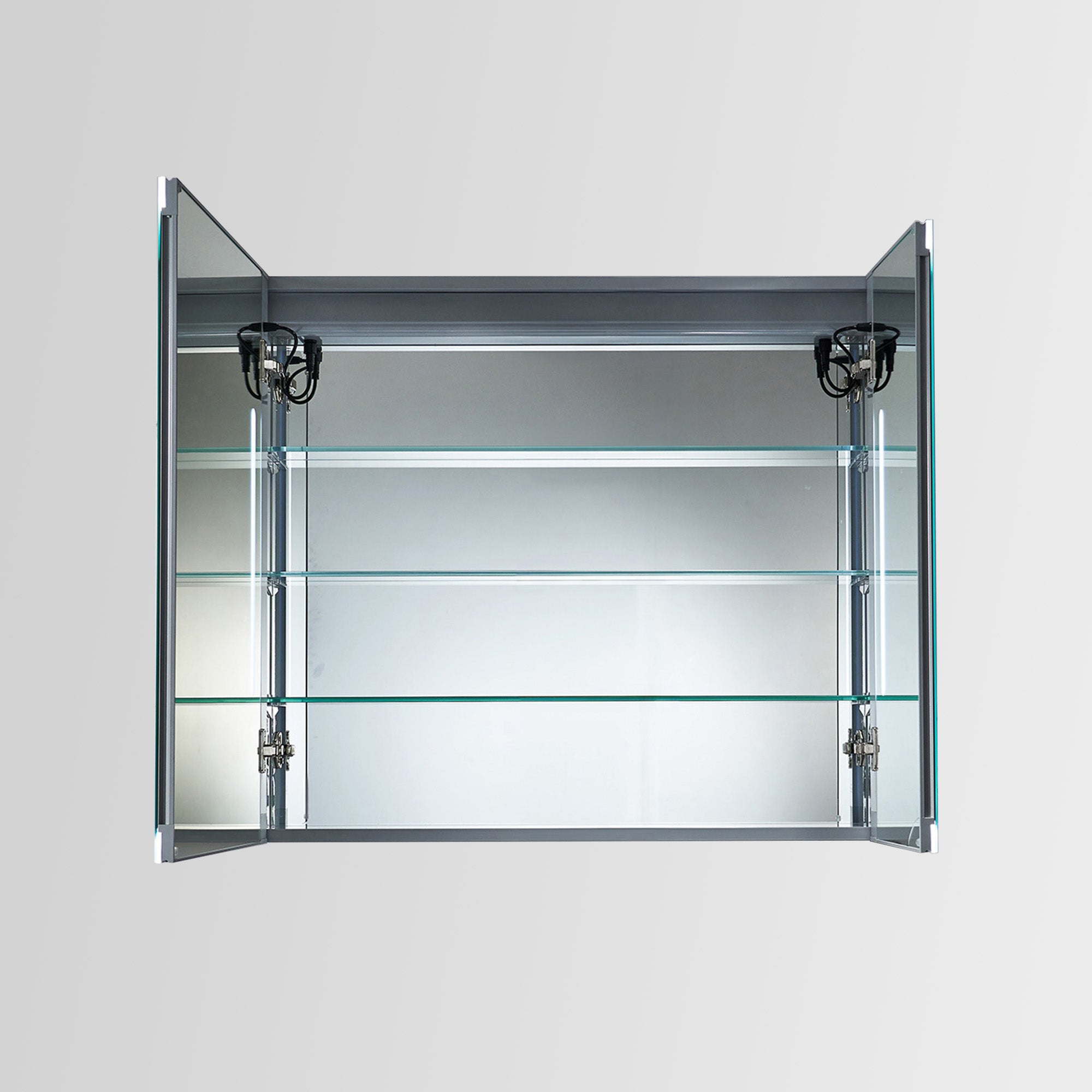 ETL Certified LED Medicine Cabinet – Anti-Fog, Dual Mirrors