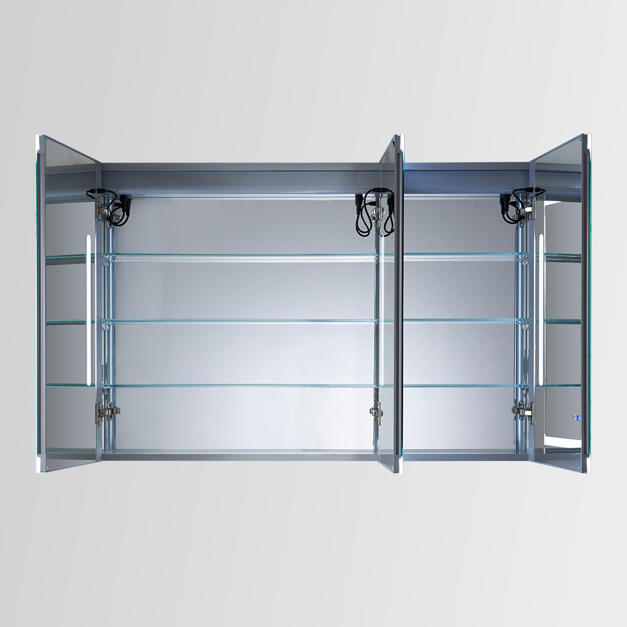ETL Certified LED Medicine Cabinet – Anti-Fog, Dual Mirrors