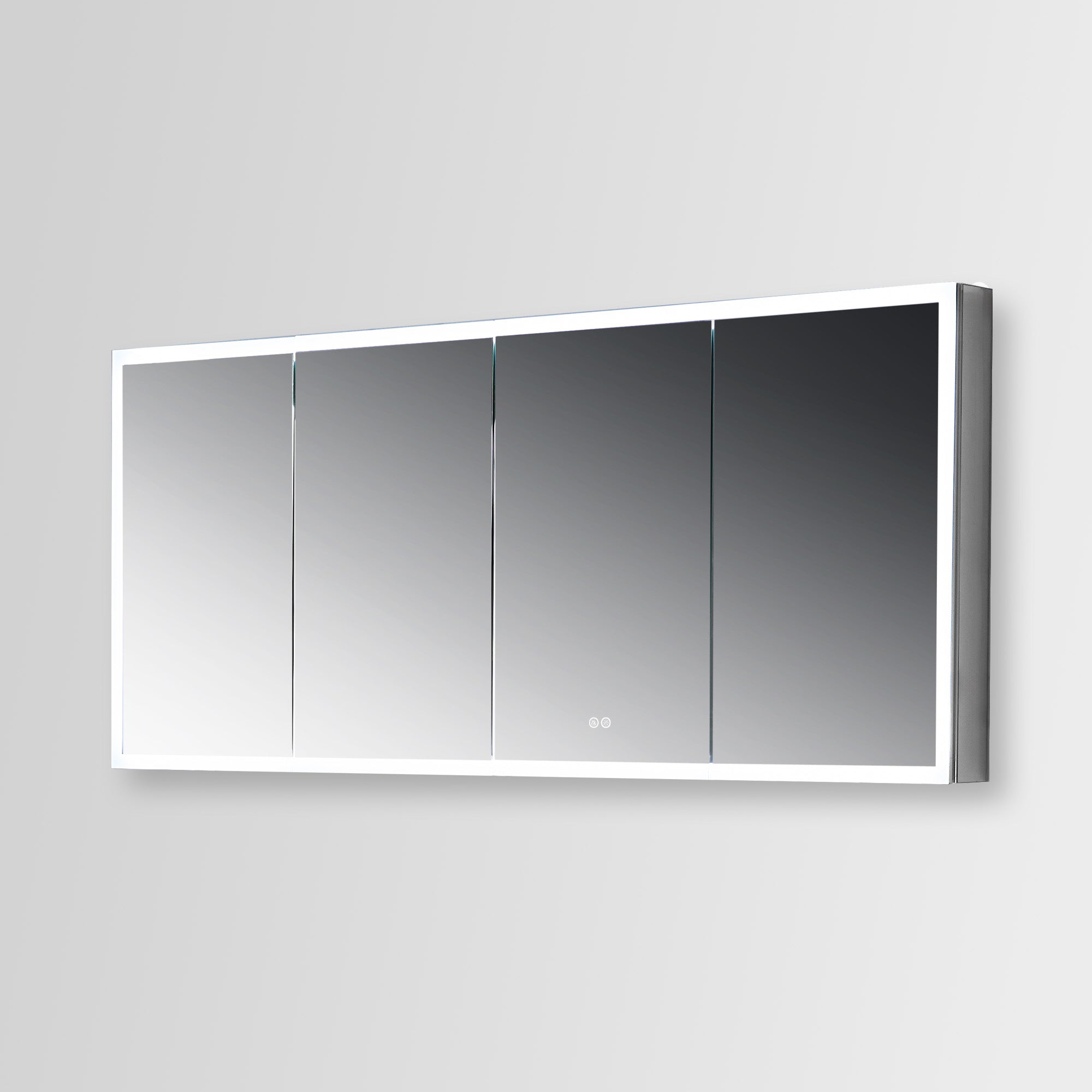 ETL Certified LED Medicine Cabinet – Anti-Fog, Dual Mirrors