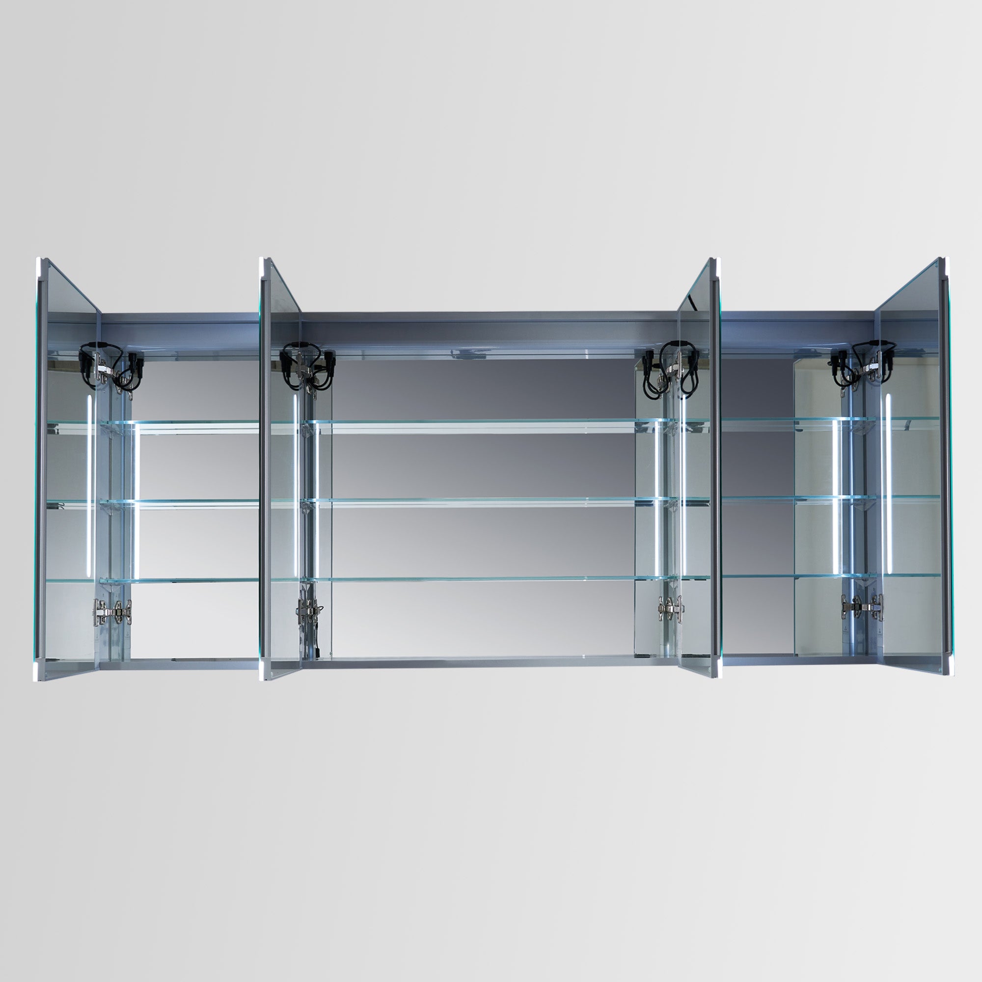 ETL Certified LED Medicine Cabinet – Anti-Fog, Dual Mirrors