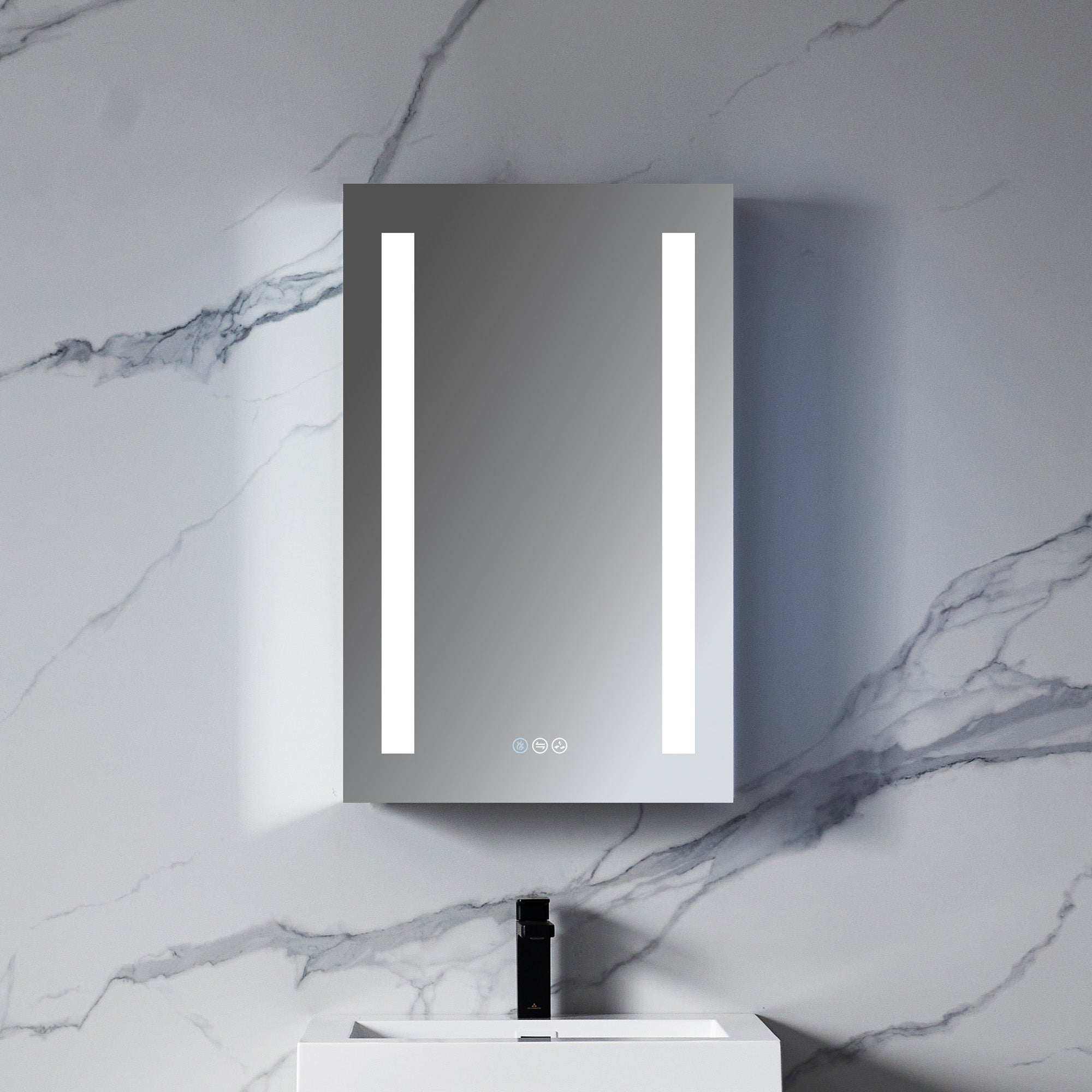 Pillar LED Medicine Cabinet MCL1