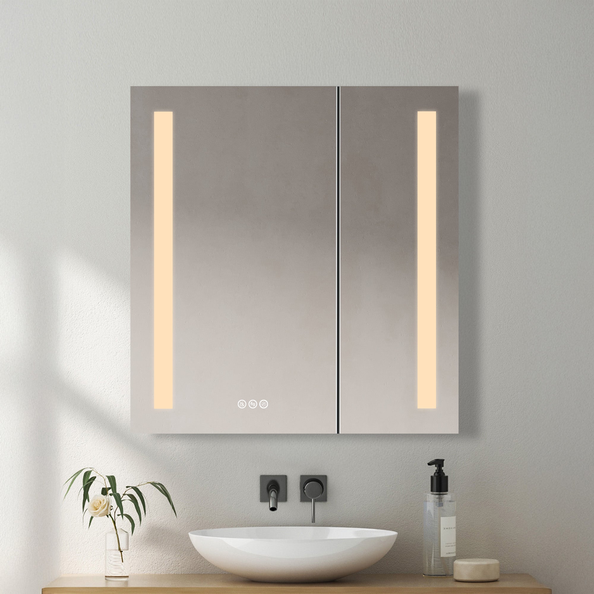 Pillar LED Medicine Cabinet MCL1