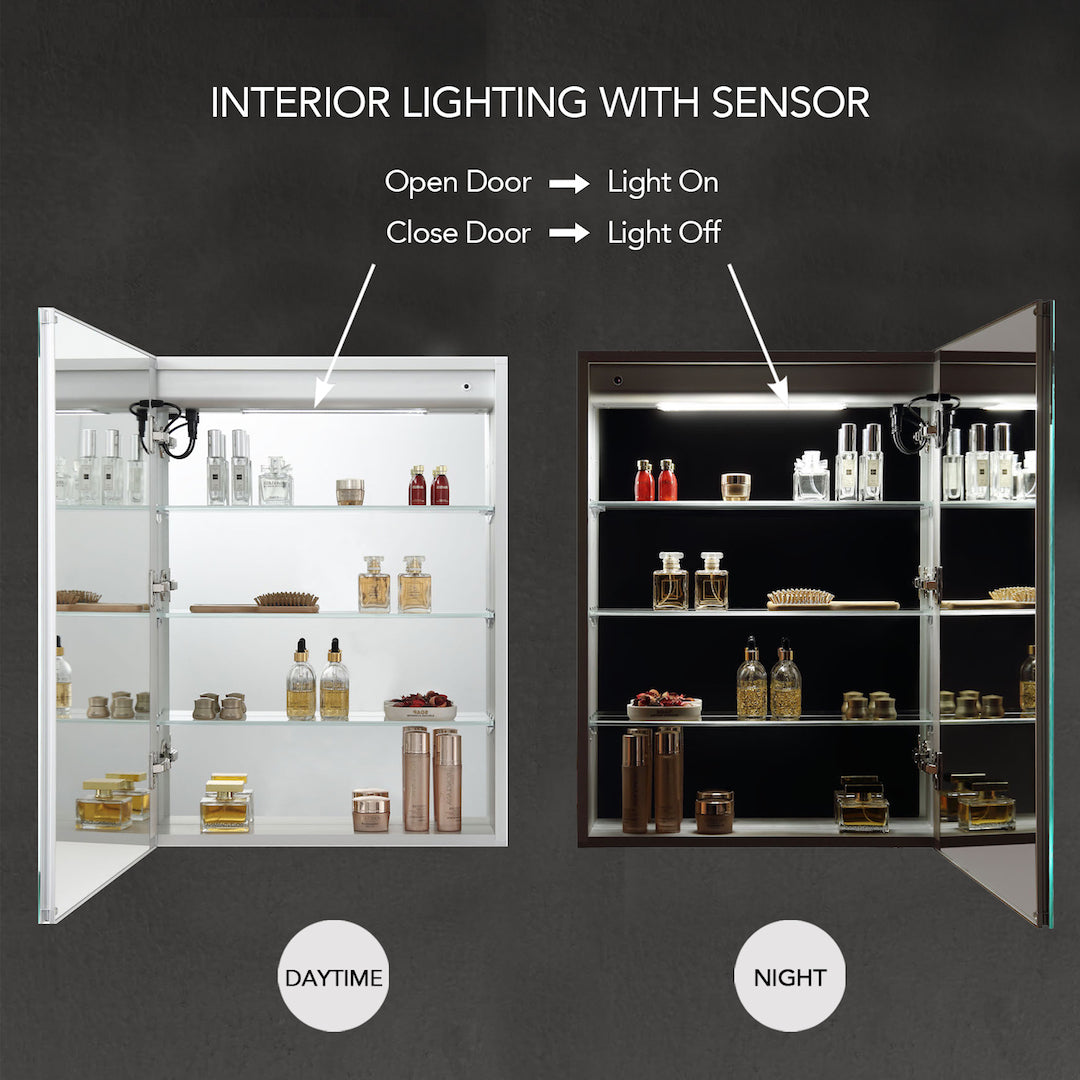 Pillar LED Medicine Cabinet MCL1