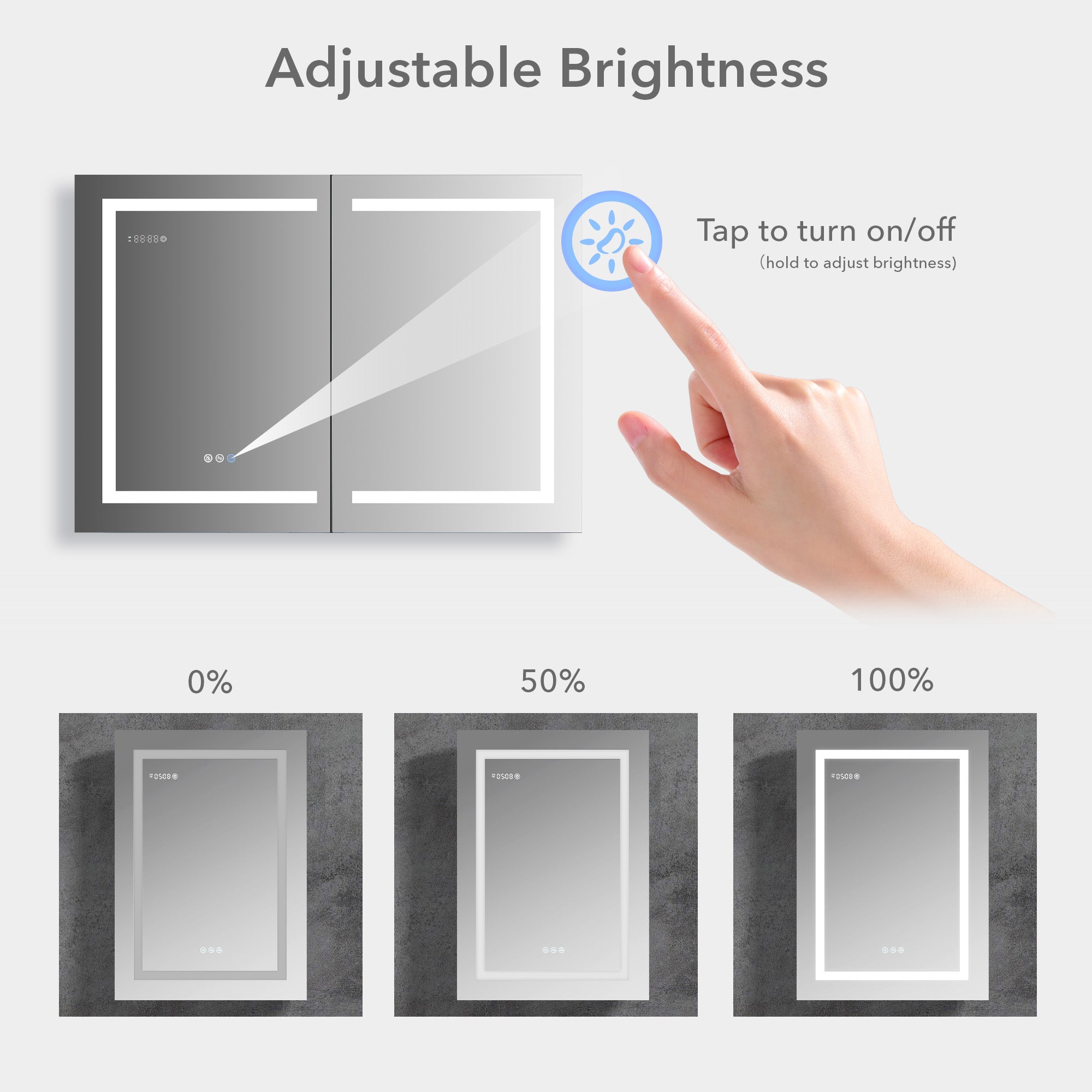 Asta Led Medicine Cabinet MCL2