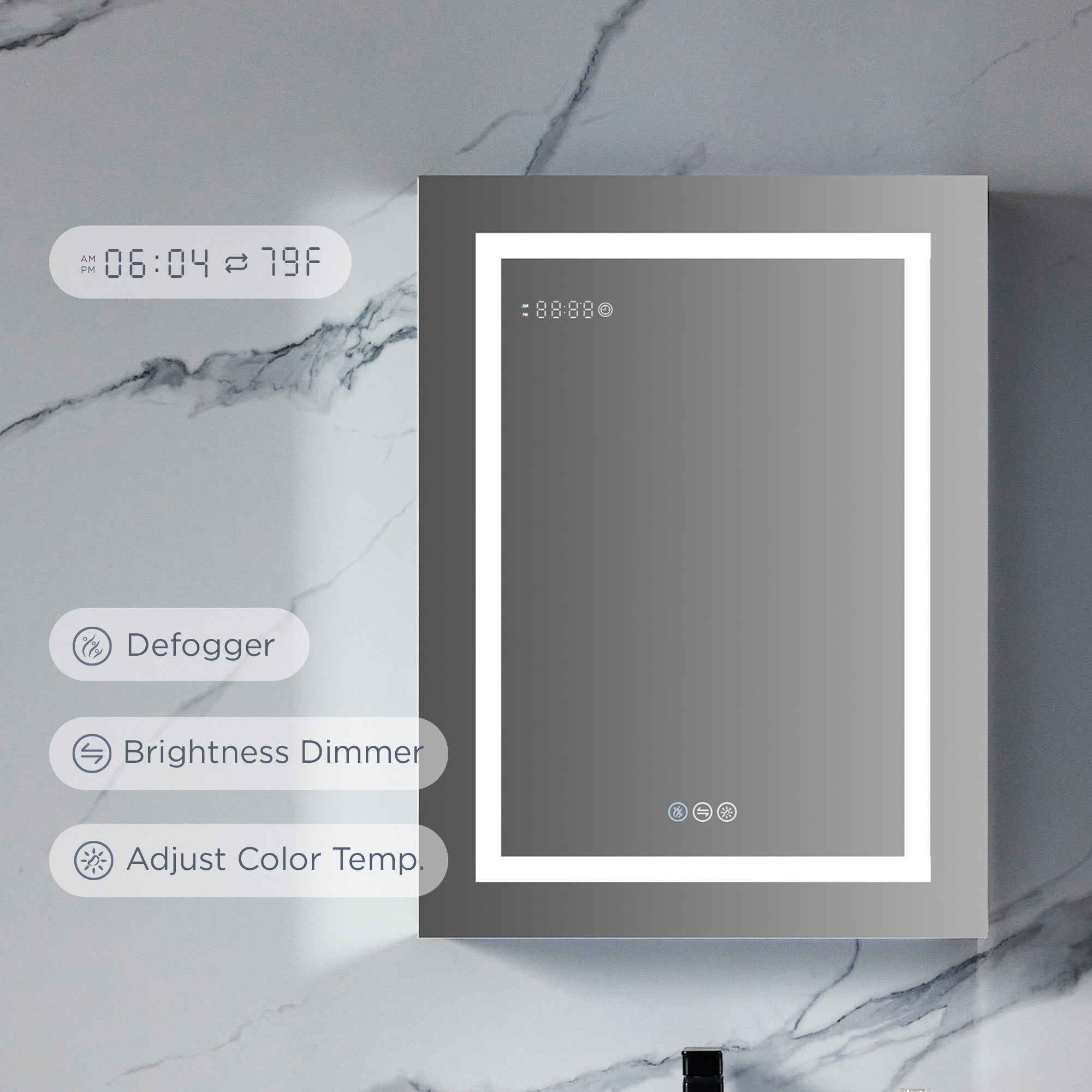 Asta Led Medicine Cabinet MCL2